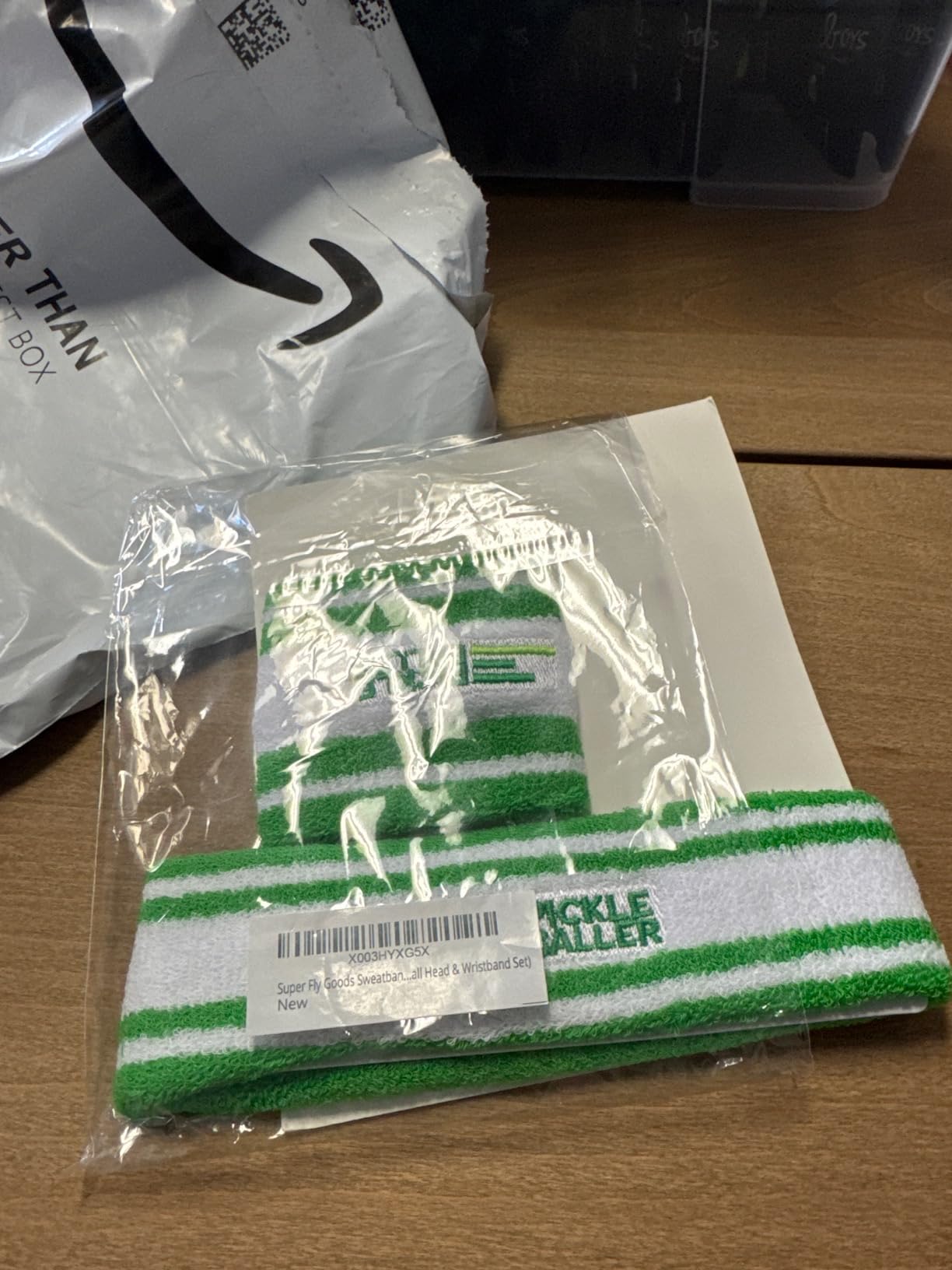 Super Fly Goods Sweatbands Pickleball Golf Tennis Great Gift or for Your Sports or Team Wristband Sports Band Set Including Towel Wrist and Head Sweatbands - Customer Photo 1