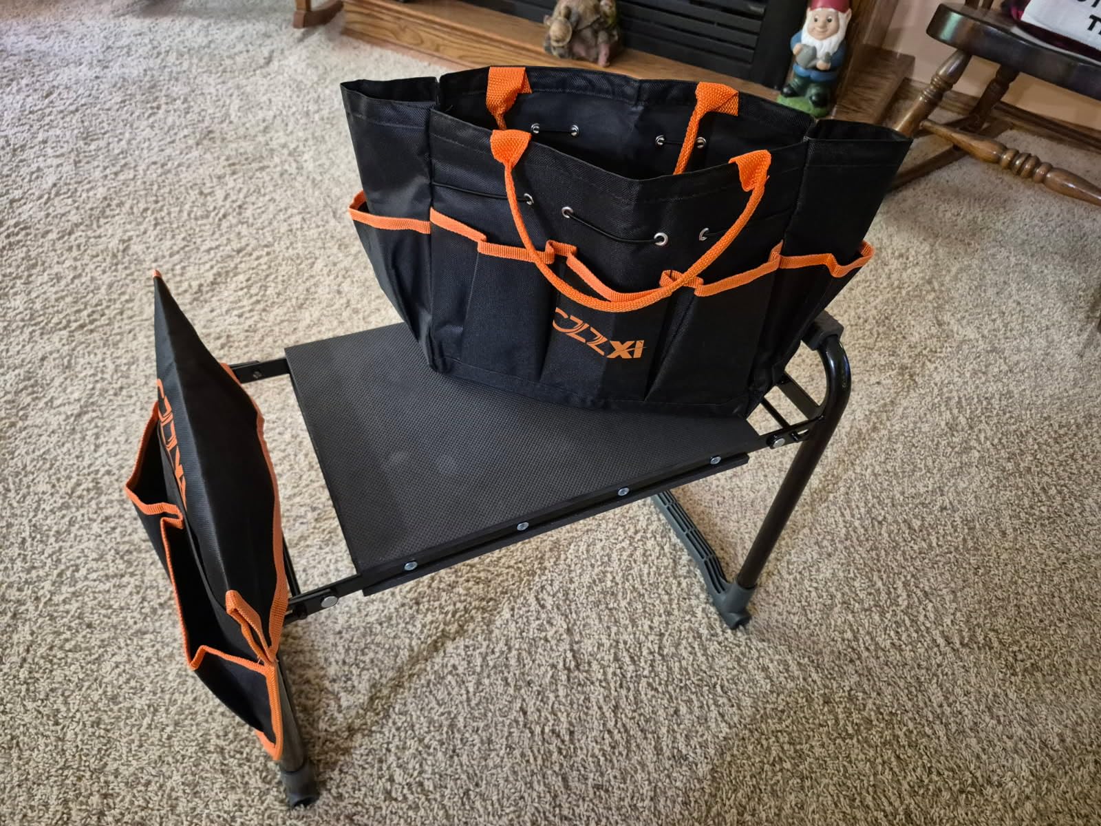 Garden Kneeler and Seat, Wider and Thicker Kneeling Pad Heavy Duty Gardening Stool with Gardening Tool Pouch and Bag, Garden Bench/Chair Gifts for Women, Seniors - Customer Photo 1