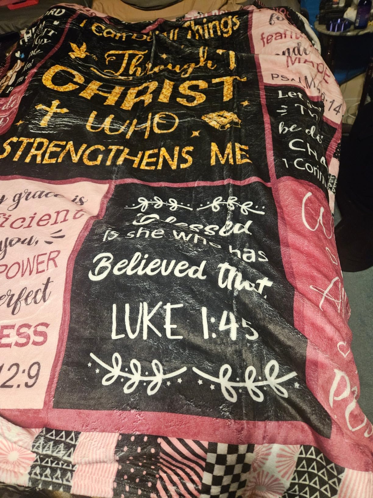 Lcobion Christian Gifts for Men, Religious Gifts for Men, Baptism Gifts for Boys, Spiritual Inspirational Gifts for Man, Bible Catholic Gifts, Confirmation Gifts for Boys, Christian Blanket 50
