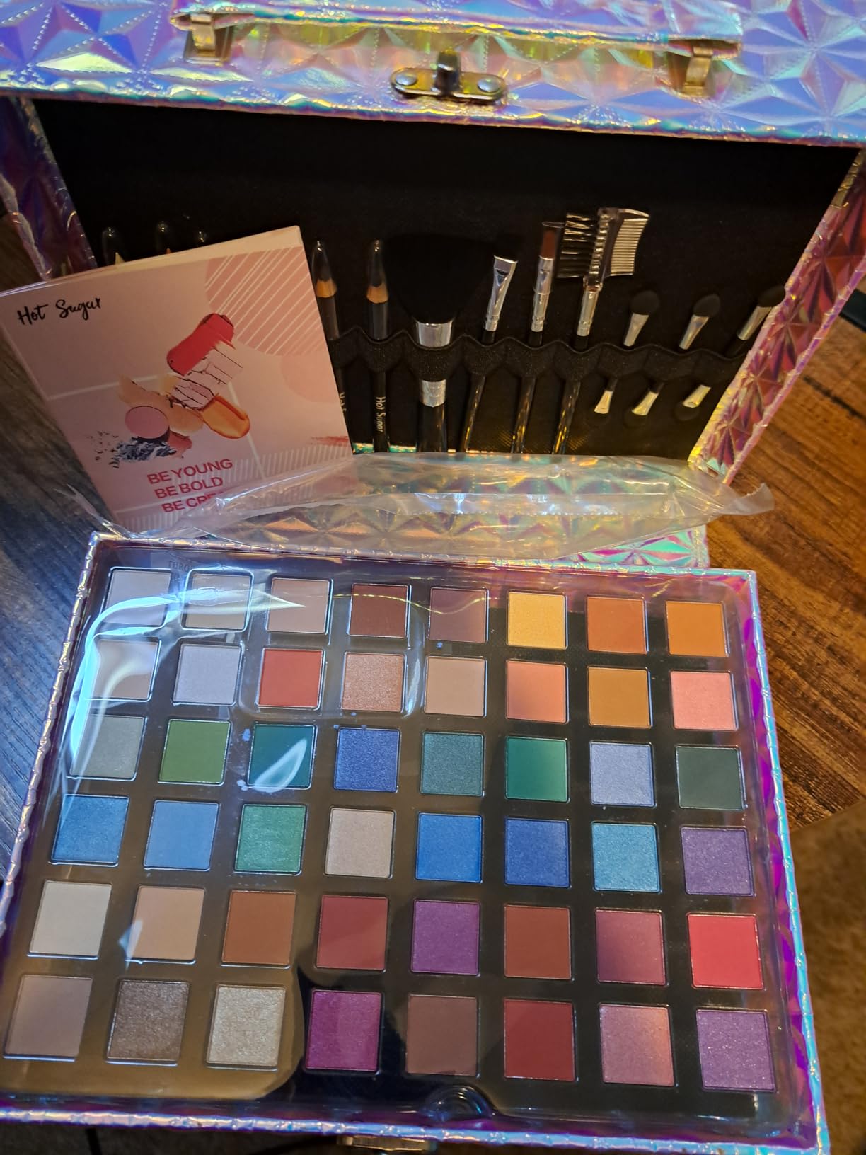 Hot Sugar Makeup Kit for Preteen Girls 10-12, Birthday Christmas Makeup Gift Set for Teens 16-18, All in One Beginner Makeup Kit for Women Full Kit (Purple Diamond) - Customer Photo 0