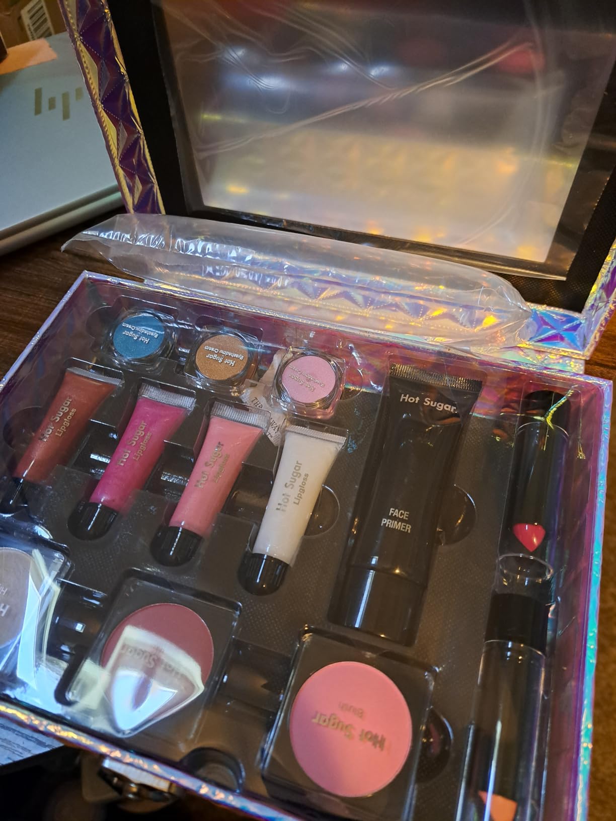 Hot Sugar Makeup Kit for Preteen Girls 10-12, Birthday Christmas Makeup Gift Set for Teens 16-18, All in One Beginner Makeup Kit for Women Full Kit (Purple Diamond) - Customer Photo 2