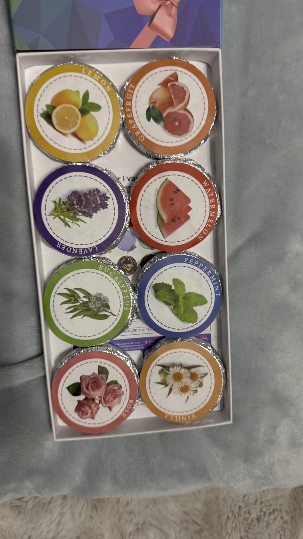 Shower Steamers Aromatherapy, Birthday Gifts for Men, SPA Self Care Relaxation Stress Relief Natural Essential Oils Bath Bombs, Christmas Stocking Stuffers for Dad Husband Boyfriend (8 Pack) - Customer Photo 2