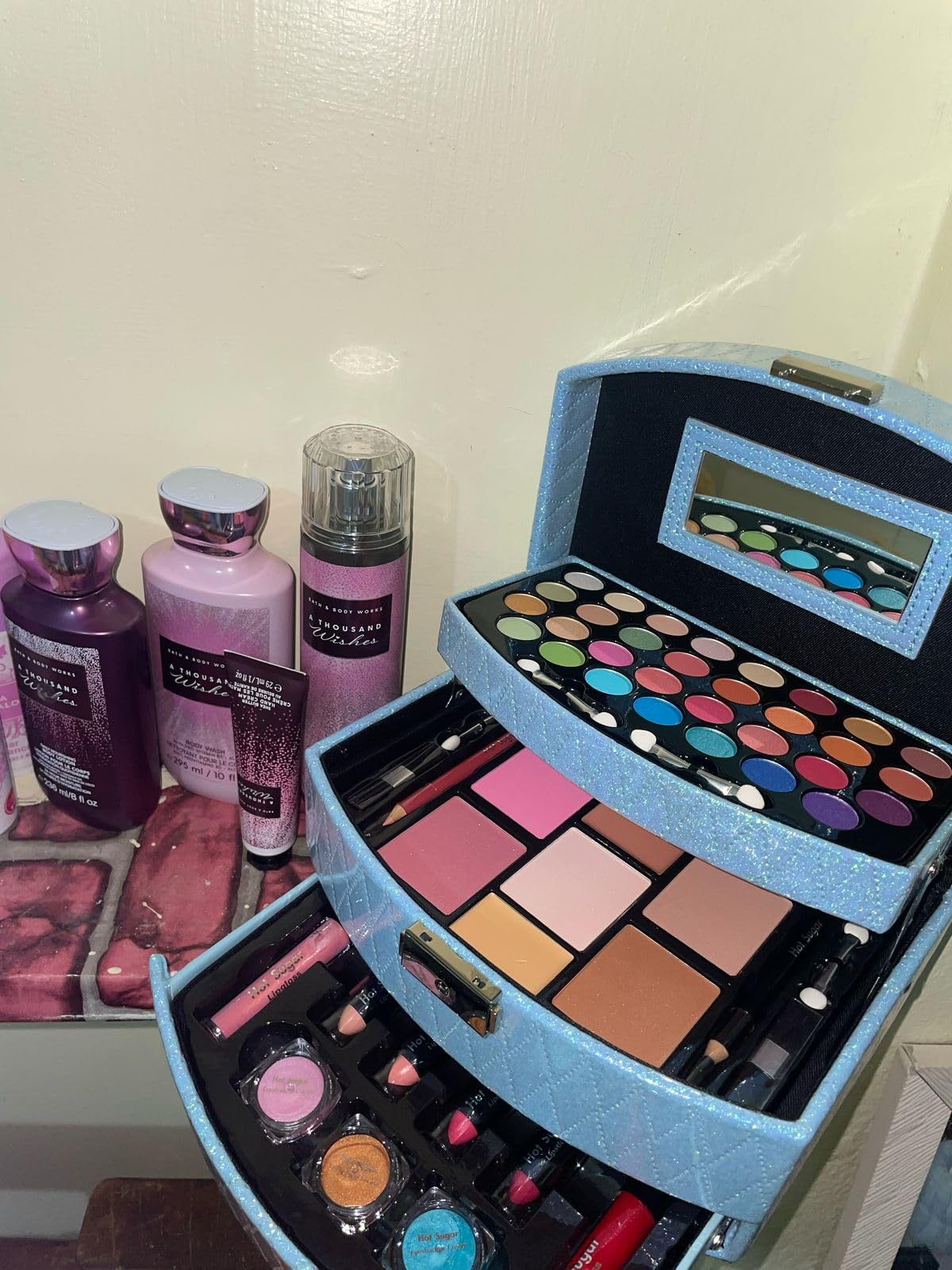 Hot Sugar Makeup Kit for Girls 10-12 | All-in-One Beginner Cosmetic Set with Real Tools & Cosmetics | Birthday Christmas Gift for Tweens, Teens & Kids (Rosy) - Customer Photo 0