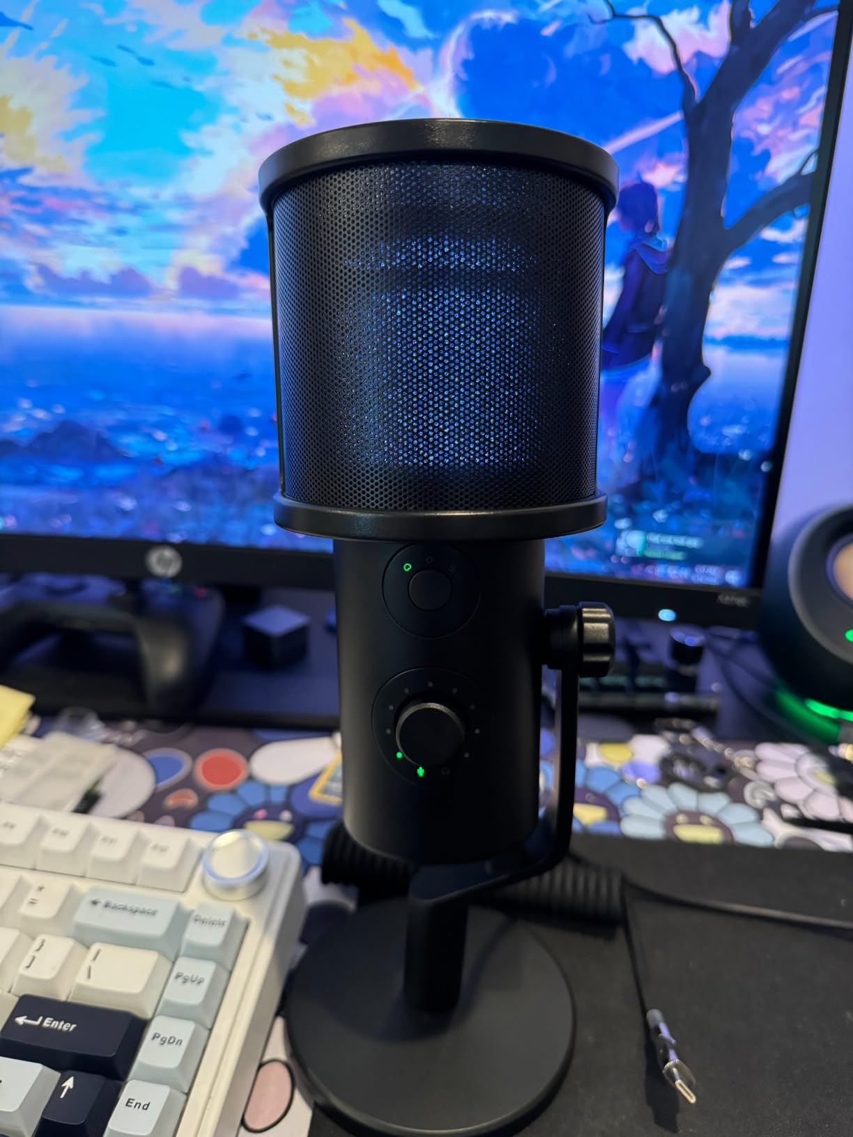 MAONO USB Microphone for Gaming Streaming, Podcast Condenser mic with 3 Polar Patterns Software for Twitch TikTok YouTube Discord, Profession Studio Recording Mic for Computer PC Mac PS5 PS4, DM50 - Customer Photo 1