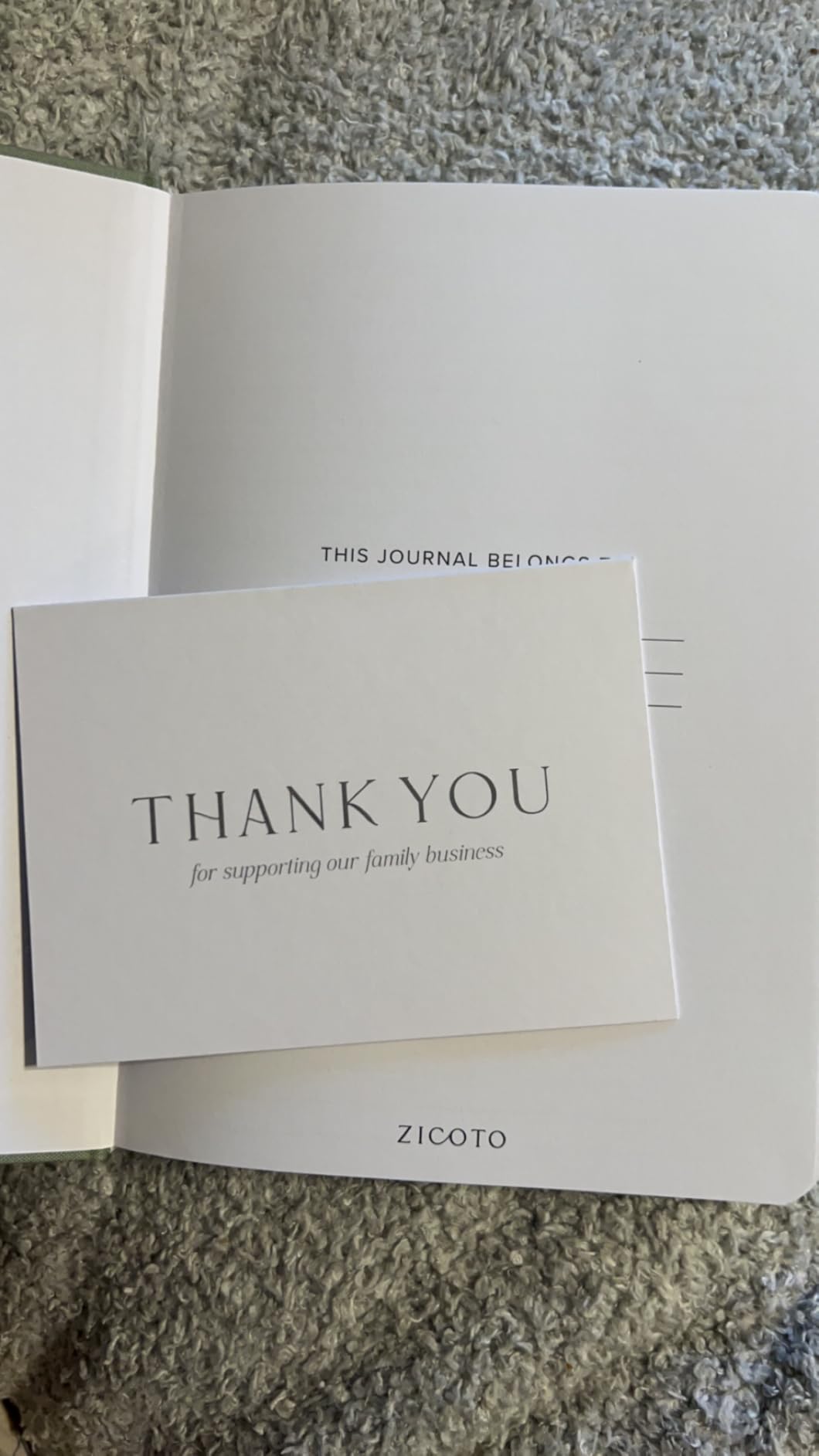 ZICOTO Beautiful Reading Journal for Book Lovers - Linen Hard Cover Book Makes a Great Gift for Readers - The Perfect Tracker with Reading Log & Review Pages For Keeping Notes on Your Favorite Books - Customer Photo 2