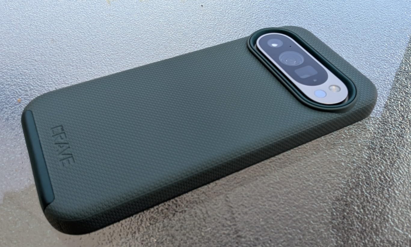 Crave Dual Guard for Google Pixel 9 & 9 Pro, Shockproof Protection Dual Layer Case - Black - Customer Photo 1