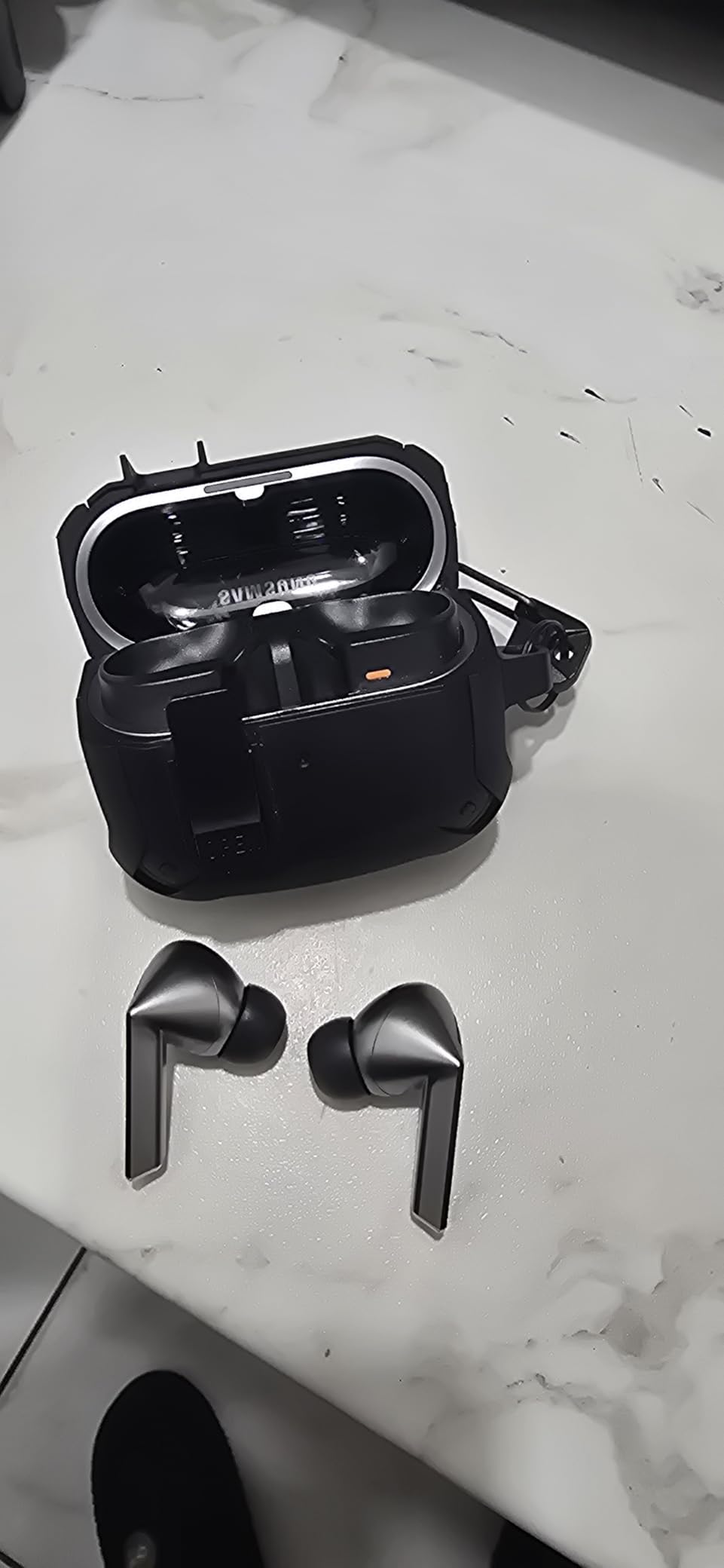 Samsung Galaxy Buds 3 Pro AI True Wireless Bluetooth Earbuds, Noise Cancelling, Sound Optimization, Redesigned Comfort Fit, Silver [US Version, Amazon Exclusive, 2Yr Warranty] - Customer Photo 2