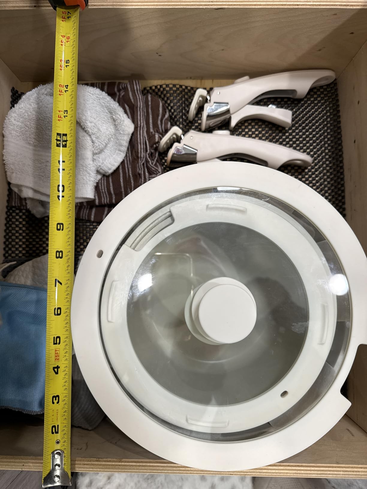 Astercook Ceramic Non-stick Cookware 21 Pcs Pots and Pans Set, Detachable Handle, RV Kitchen Non Stick Cooking Set Removable Handles, Oven Safe, Induction Ready, Stackable, Cream White - Customer Photo 1