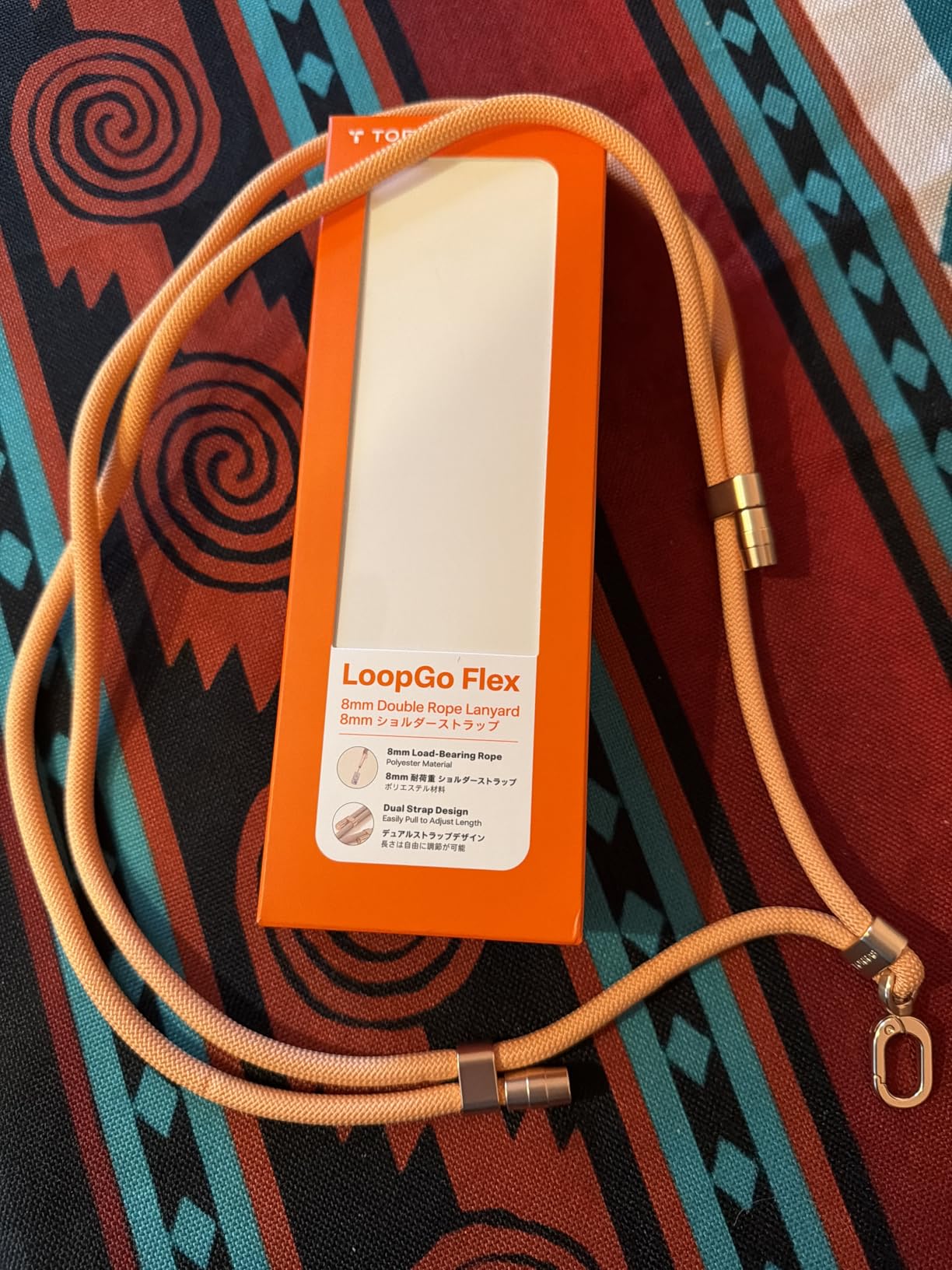 TORRAS Phone Lanyard Crossbody with 2 Phone Tabs, Adjustable Anti Theft Phone Strap for iPhone 17 Pro Max, Premium Metal Buckles, Universal Cell Phone Neck lanyard for Women and Men, Khaki Customer Review TORRAS Phone Lanyard Crossbody with 2 Phone Tabs, Adjustable Anti Theft Phone Strap for iPhone 17 Pro Max, Premium Metal Buckles, Universal Cell Phone Neck lanyard for Women and Men, Khaki - Customer Photo 1