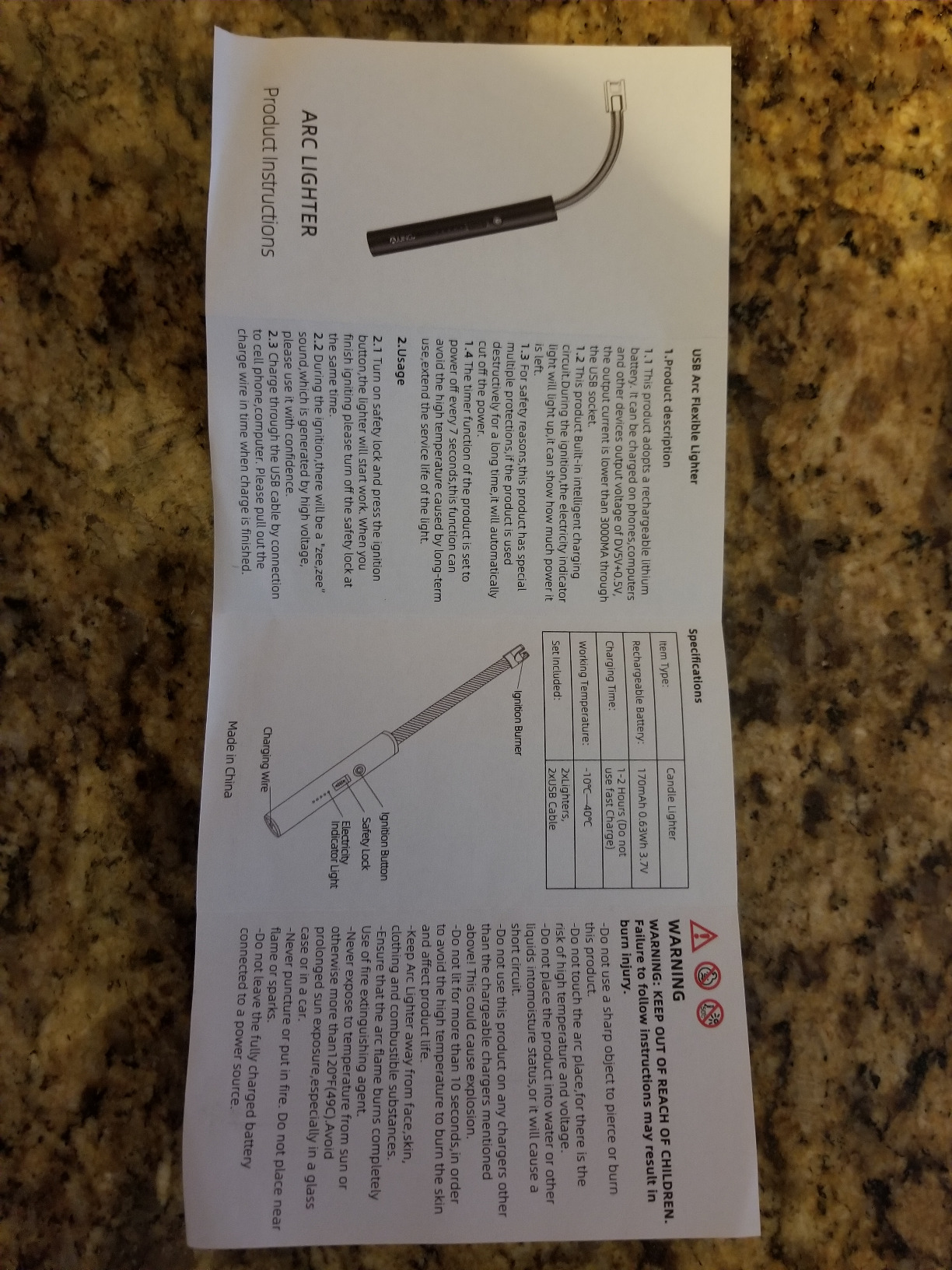 Electric Candle Lighter, Safty Lock, USB Type-C Port, Rechargeable Lighter, Windproof Flameless, Led Display, for Home Kitchen (Rose Gold) - Customer Photo 1