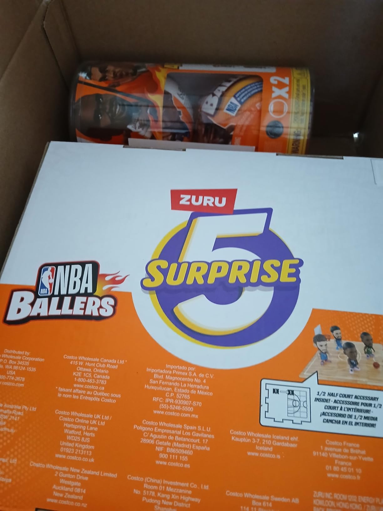 5 Surprise NBA Ballers Series 2 by ZURU, Licensed NBA Collectible, Surprise Unboxing Basketball Collectible Sports Toy for Boys, Ages 3 and up (2 Capsules) - Customer Photo 2