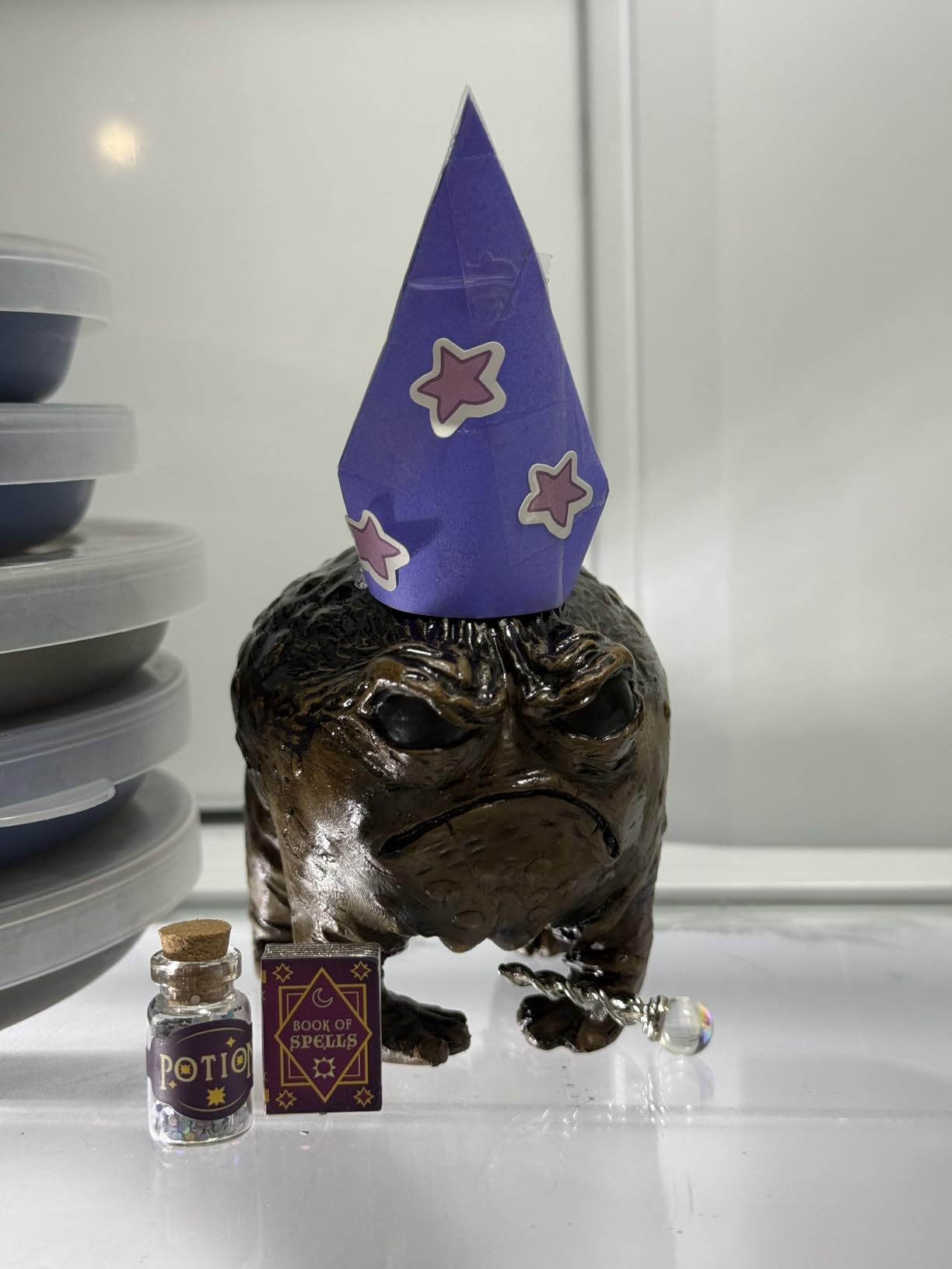 Weird Queer Grumpy Frog Toad Statue Ugly Angry Outdoor Garden Yard Decor Statue Fun Novelty Home Office Decor Sculpture Unique Gift - Customer Photo 2