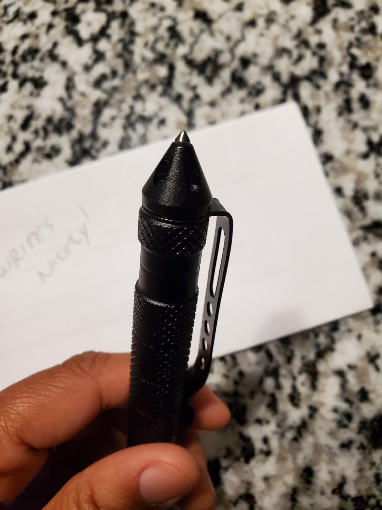 OIJ 5 Pack Military Tactical Pen Set, Professional Self Defense Pen, Emergency Glass Breaker Pen, Tungsten Steel Writing Tool With 20 Ballpoint Refills - Customer Photo 1