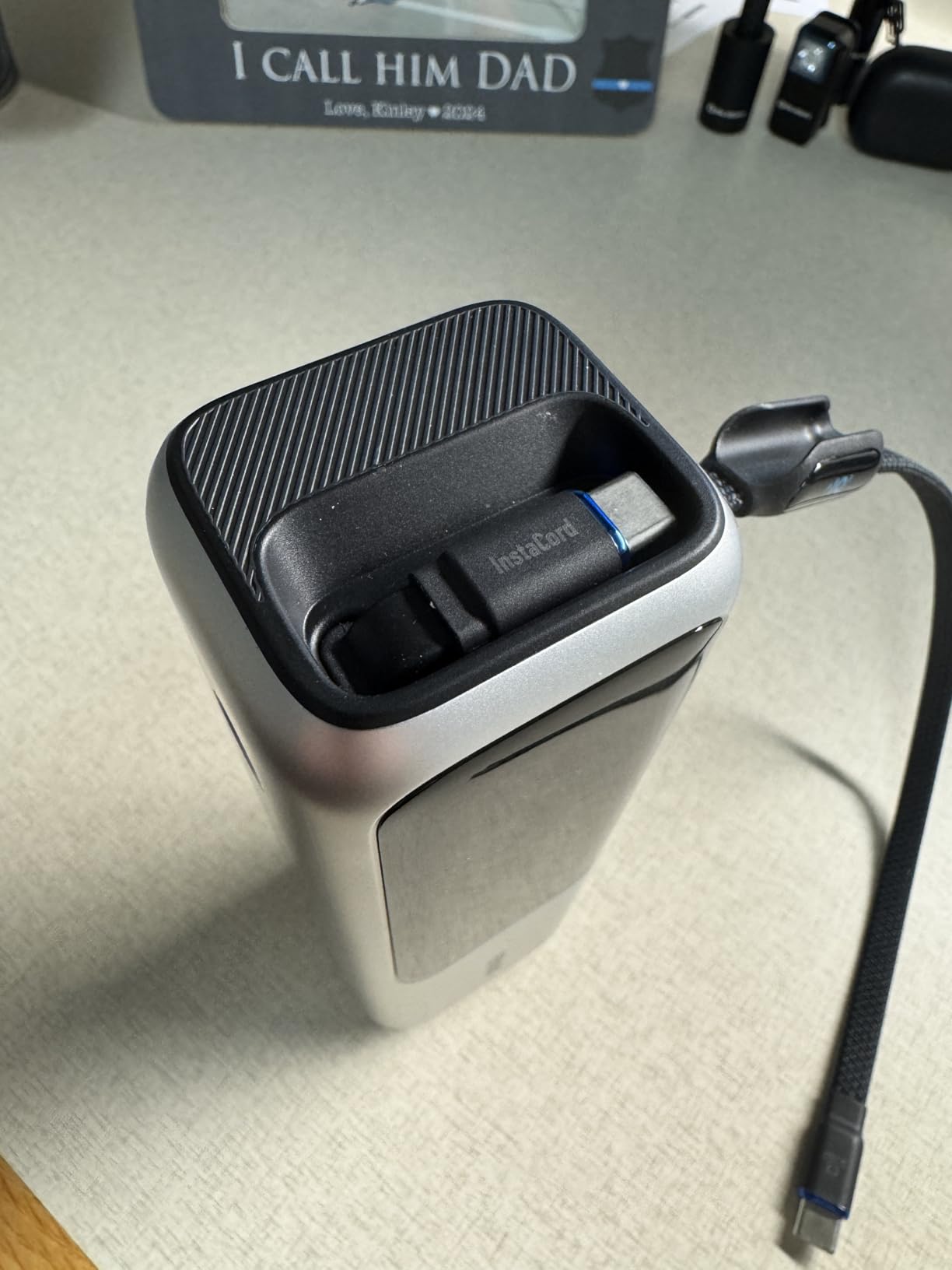 Anker Laptop Power Bank, 25,000mAh Portable Charger with Triple 100W USB-C Ports, Built-in Retractable Cables, Flight-Approved for Travel, iPhone 16/15 Series, MacBook, Samsung, and More - Customer Photo 1