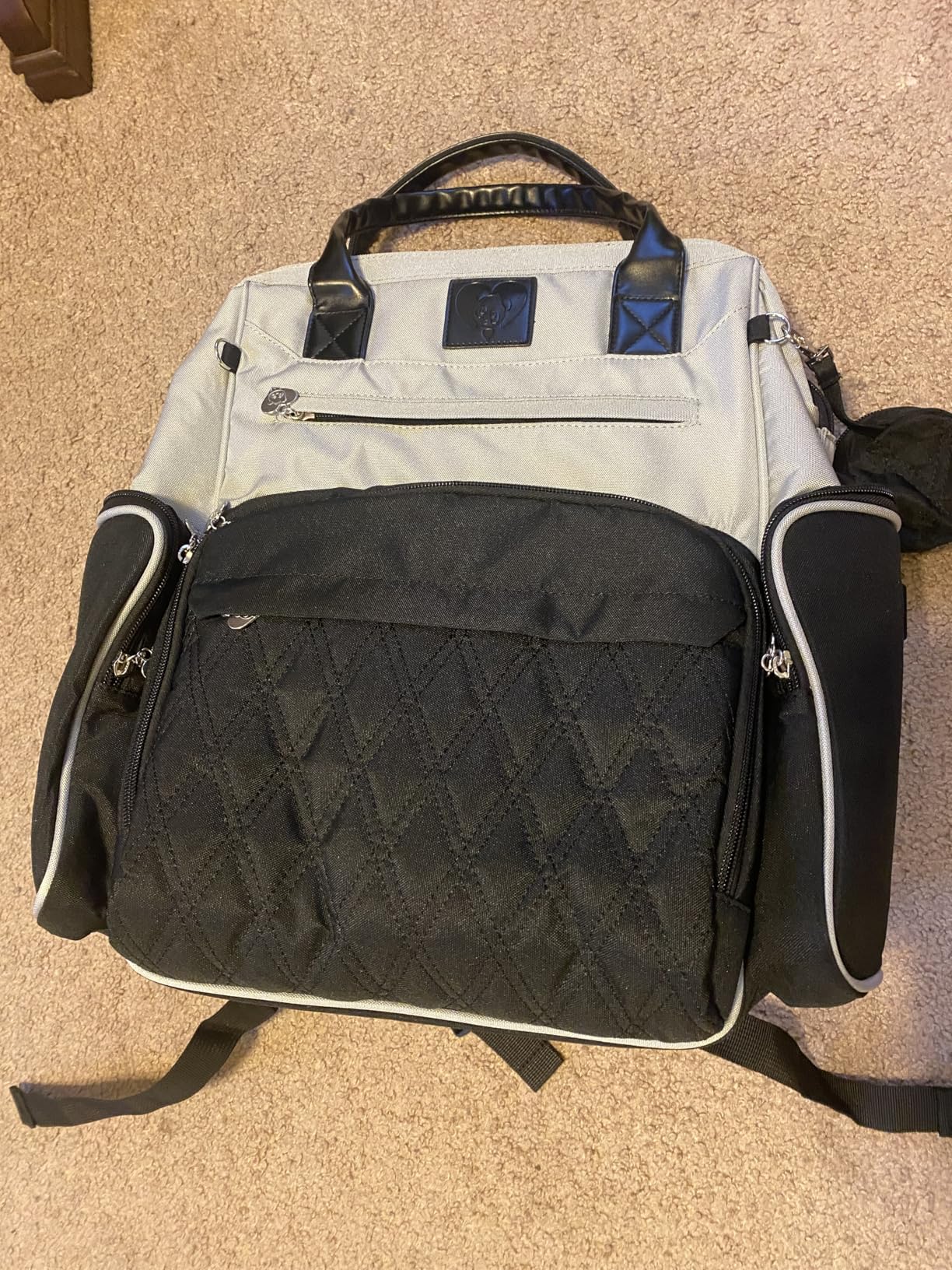 Award-Winning Eco-Friendly Smart Diaper Bag with Changing Station – 2025 Evergreen Winner, Premium All-in-One Backpack, Patent Pending, Heated Bottle Pockets, Trusted by Parents, Seen in Top USA Media - Customer Photo 1