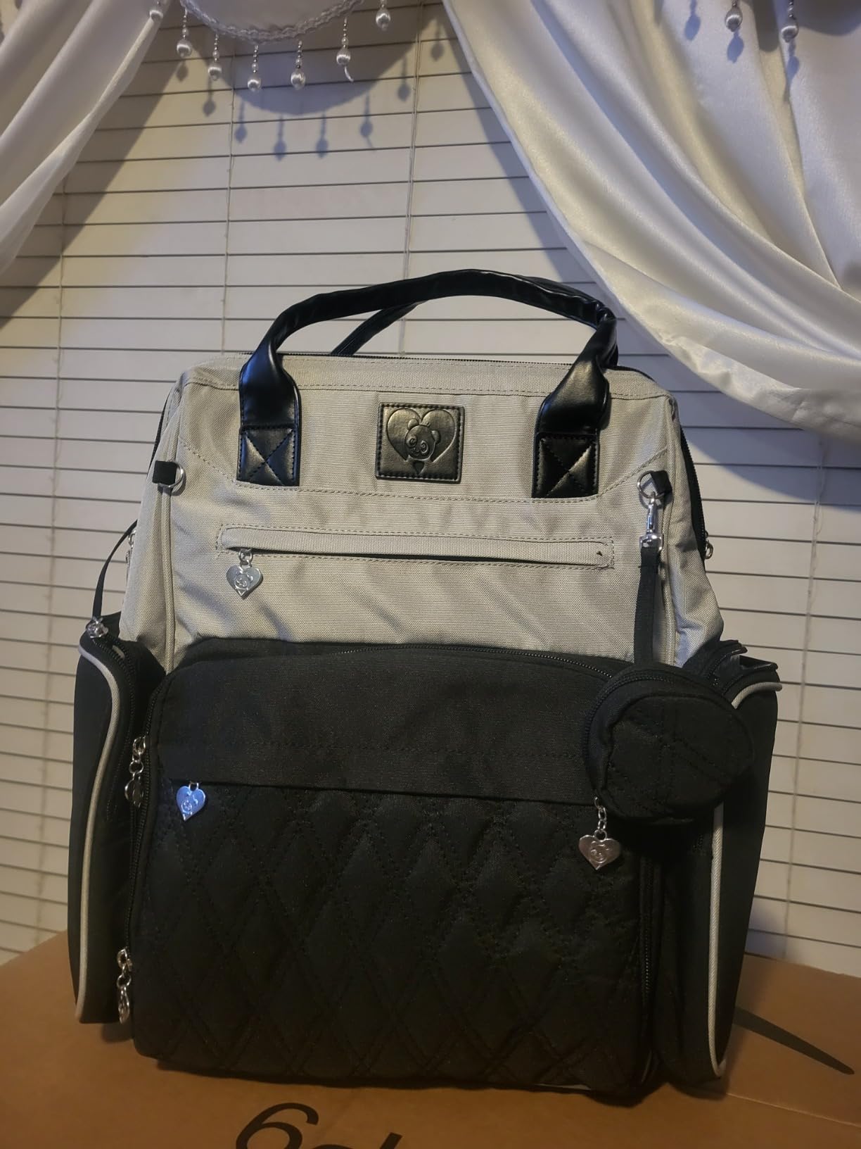 Award-Winning Eco-Friendly Smart Diaper Bag with Changing Station – 2025 Evergreen Winner, Premium All-in-One Backpack, Patent Pending, Heated Bottle Pockets, Trusted by Parents, Seen in Top USA Media - Customer Photo 2