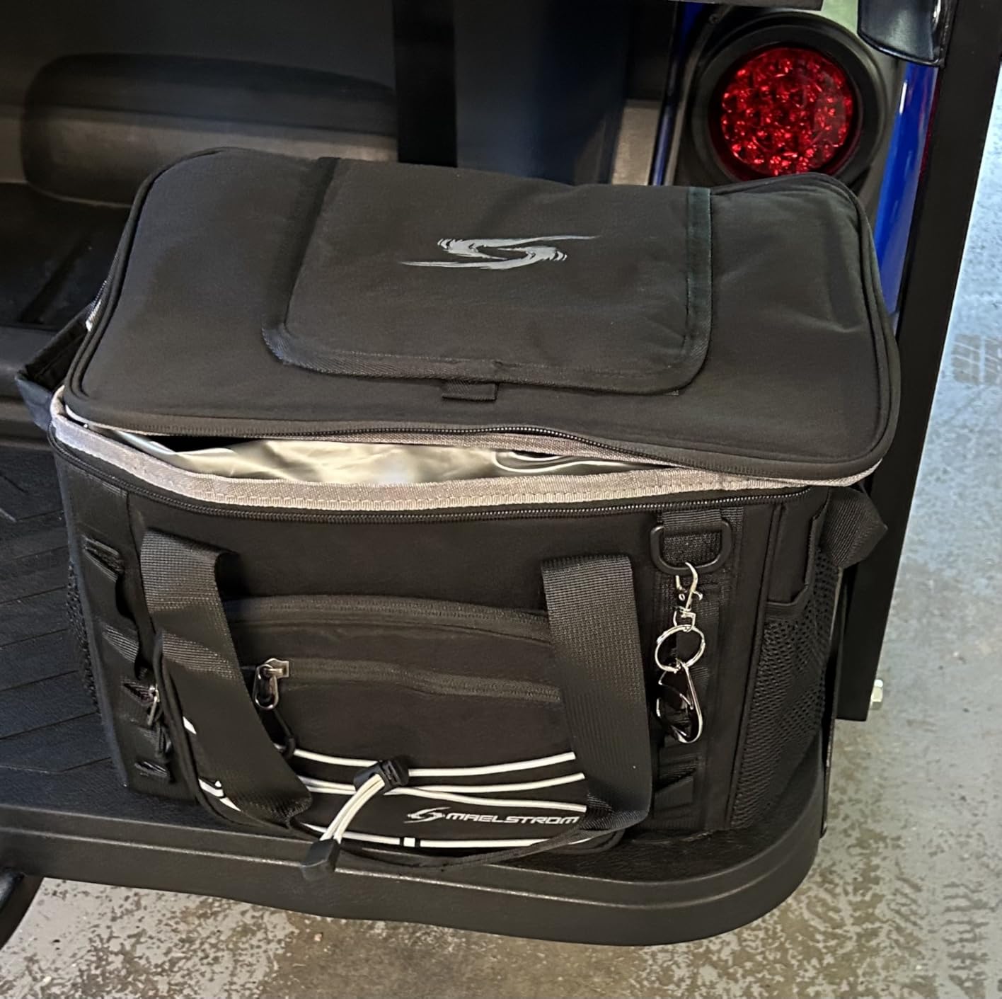 Maelstrom Soft Sided Cooler Bag, 30/40 Can Collapsible Insulated Ice Chest, Large Leakproof Portable Storage for Camping, Travel, Kayaking & Beach Customer Review Maelstrom Soft Sided Cooler Bag, 30/40 Can Collapsible Insulated Ice Chest, Large Leakproof Portable Storage for Camping, Travel, Kayaking & Beach - Customer Photo 1