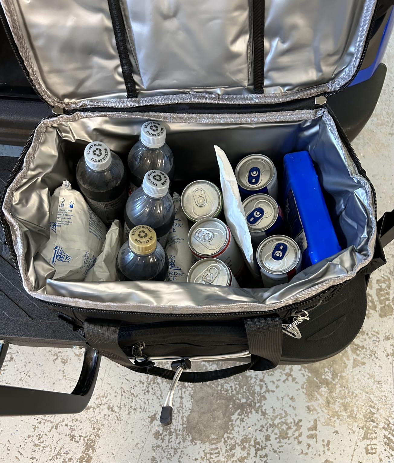 Maelstrom Soft Sided Cooler Bag, 30/40 Can Collapsible Insulated Ice Chest, Large Leakproof Portable Storage for Camping, Travel, Kayaking & Beach Customer Review Maelstrom Soft Sided Cooler Bag, 30/40 Can Collapsible Insulated Ice Chest, Large Leakproof Portable Storage for Camping, Travel, Kayaking & Beach - Customer Photo 2