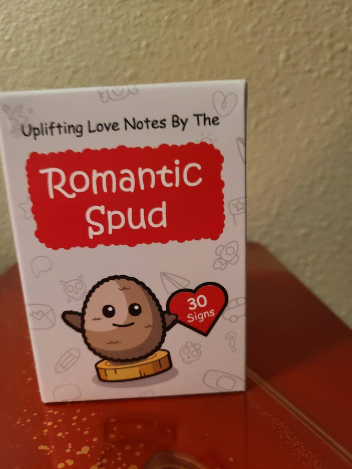 The Cutest Gift for Couples Anniversary - Tiny Potato Crochet with 30 Romantic Signs - Gift for Anniversary, Wedding Engagement, Valentines Day - Funny Present for Husband Wife Girlfriend Boyfriend - Customer Photo 2