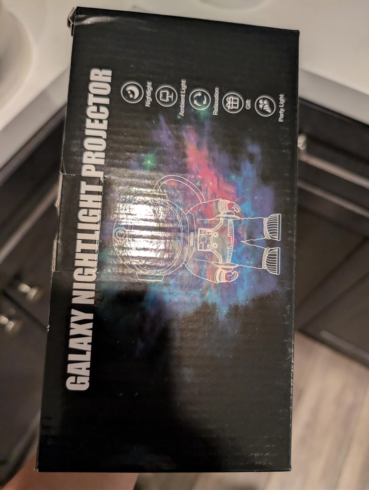 Astronaut Galaxy Projector, Star Projector for Bedroom, Nebula Night Light with Timer and Remote, LED Space Galaxy Lamp for Room Decor, Home Decor, Gifts for Kids, Christmas, Birthday - Customer Photo 2