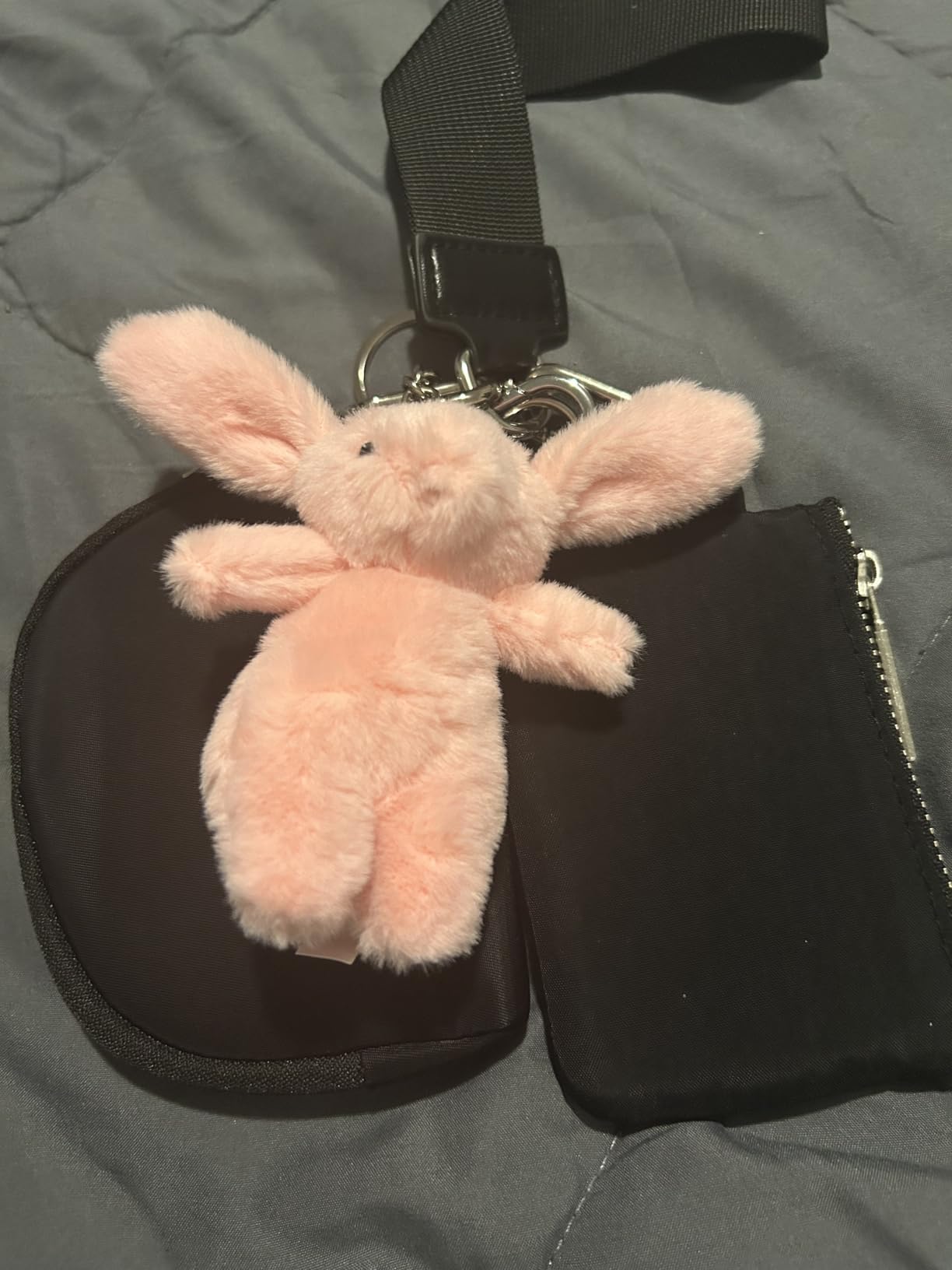 Cute Bunny Plush Keychain for Backpack, 3.5 Cute Bunny Plush Keychain for Backpack, 3.5