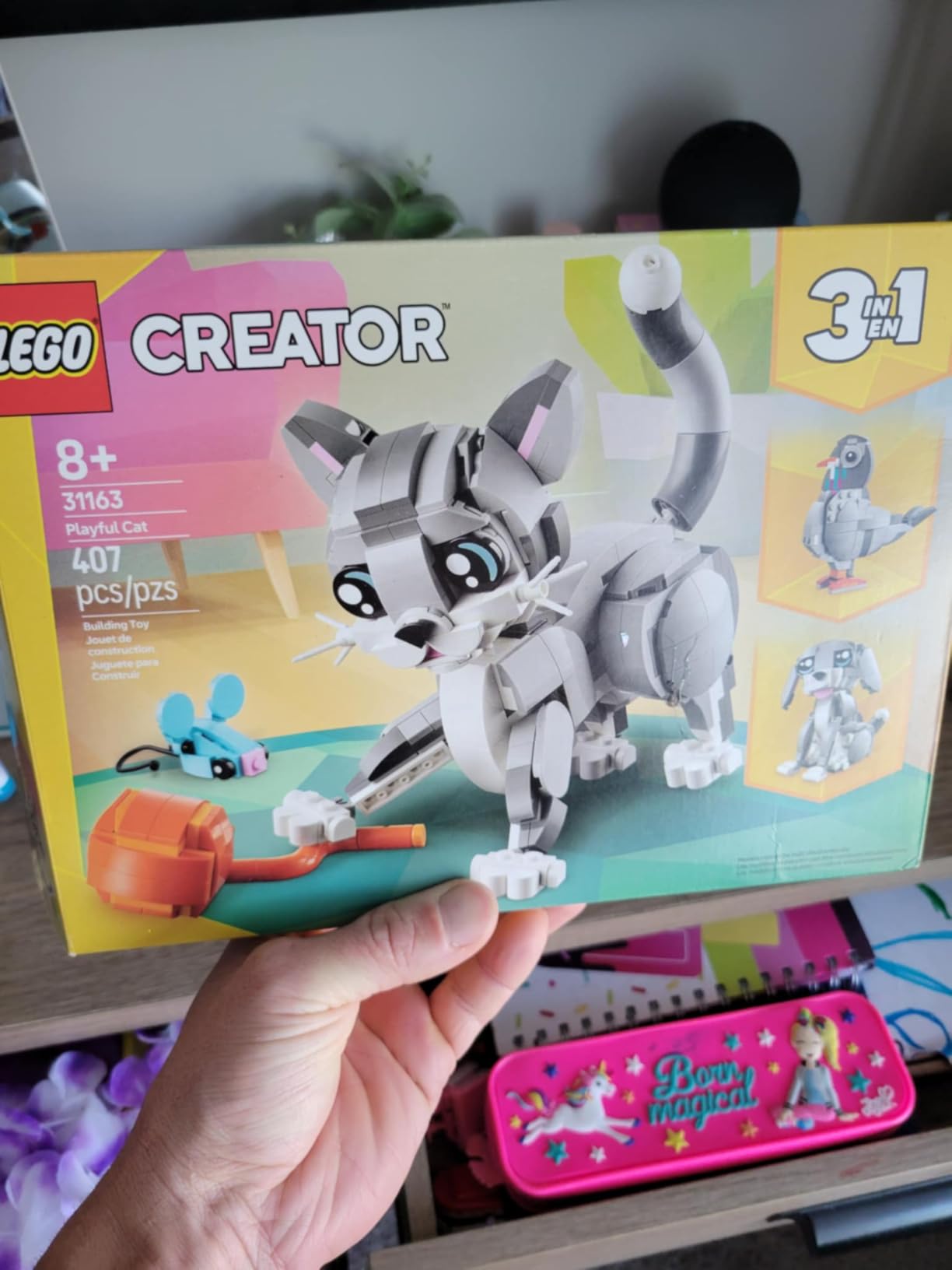 LEGO Creator 3 in 1 Playful Cat Toy - Building Toy with 3 Building Options, Cat, Dog, or Pigeon - Birthday Gift for Kids - Animal Figures for Kids, Girls and Boys, Ages 8+ - 31163 Customer Review LEGO Creator 3 in 1 Playful Cat Toy - Building Toy with 3 Building Options, Cat, Dog, or Pigeon - Birthday Gift for Kids - Animal Figures for Kids, Girls and Boys, Ages 8+ - 31163 - Customer Photo 2