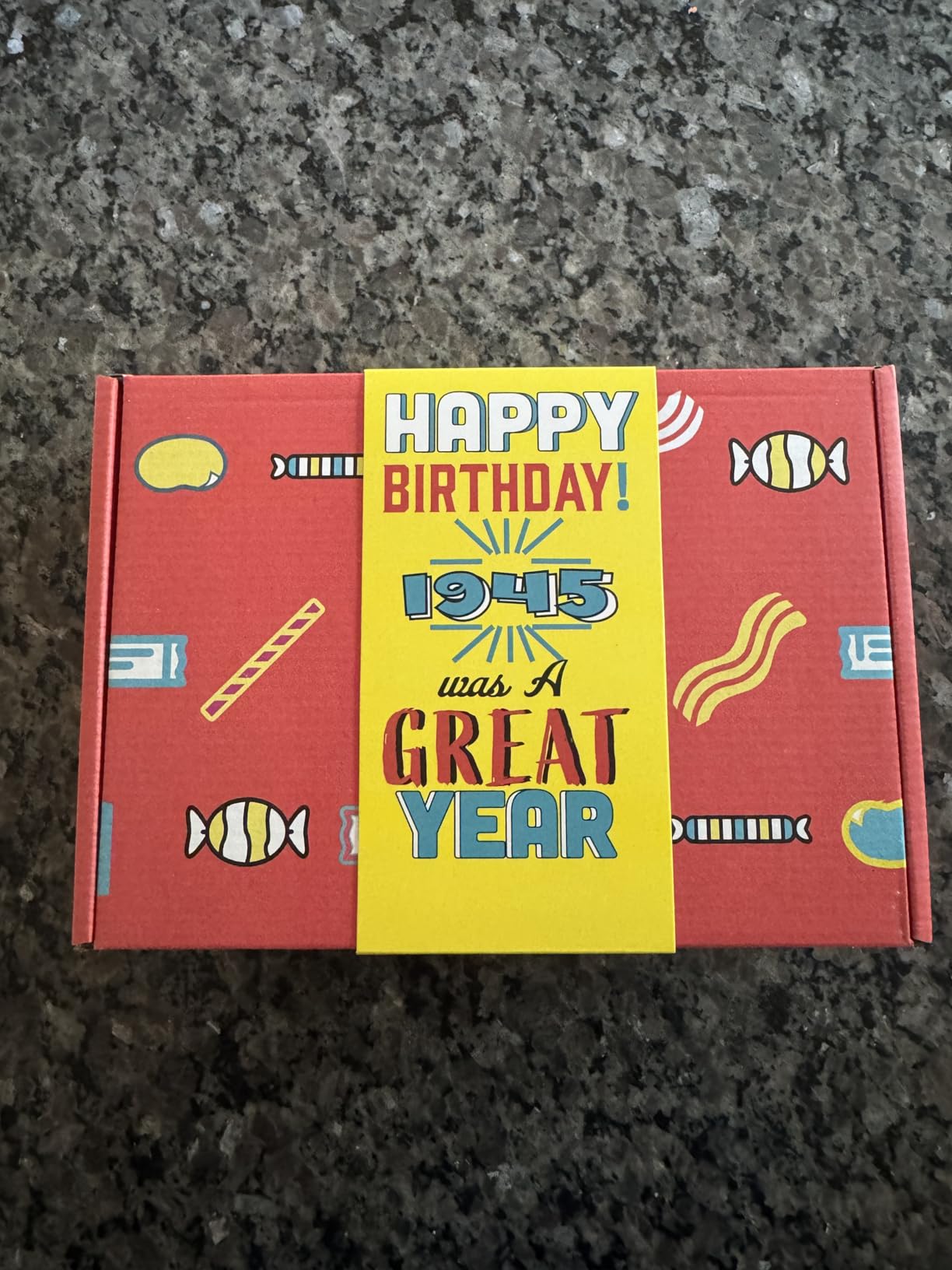 RETRO CANDY YUM ~ 80th Birthday Nostalgic Candy Gift Basket Box Assortment from Childhood Memories for Woman or Man Born 1945 - Customer Photo 2