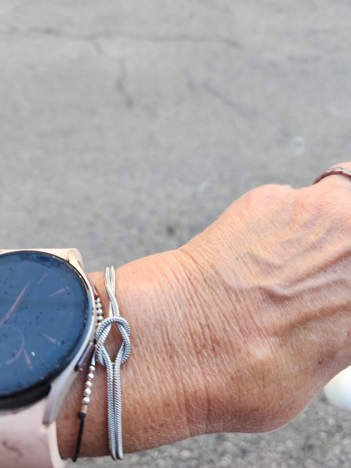 Tarsus Love Knot Friendship Bracelets, Best Friend Birthday Mothers Day Christmas Jewelry Friendship Gifts for Women Bff Bestie - Customer Photo 1