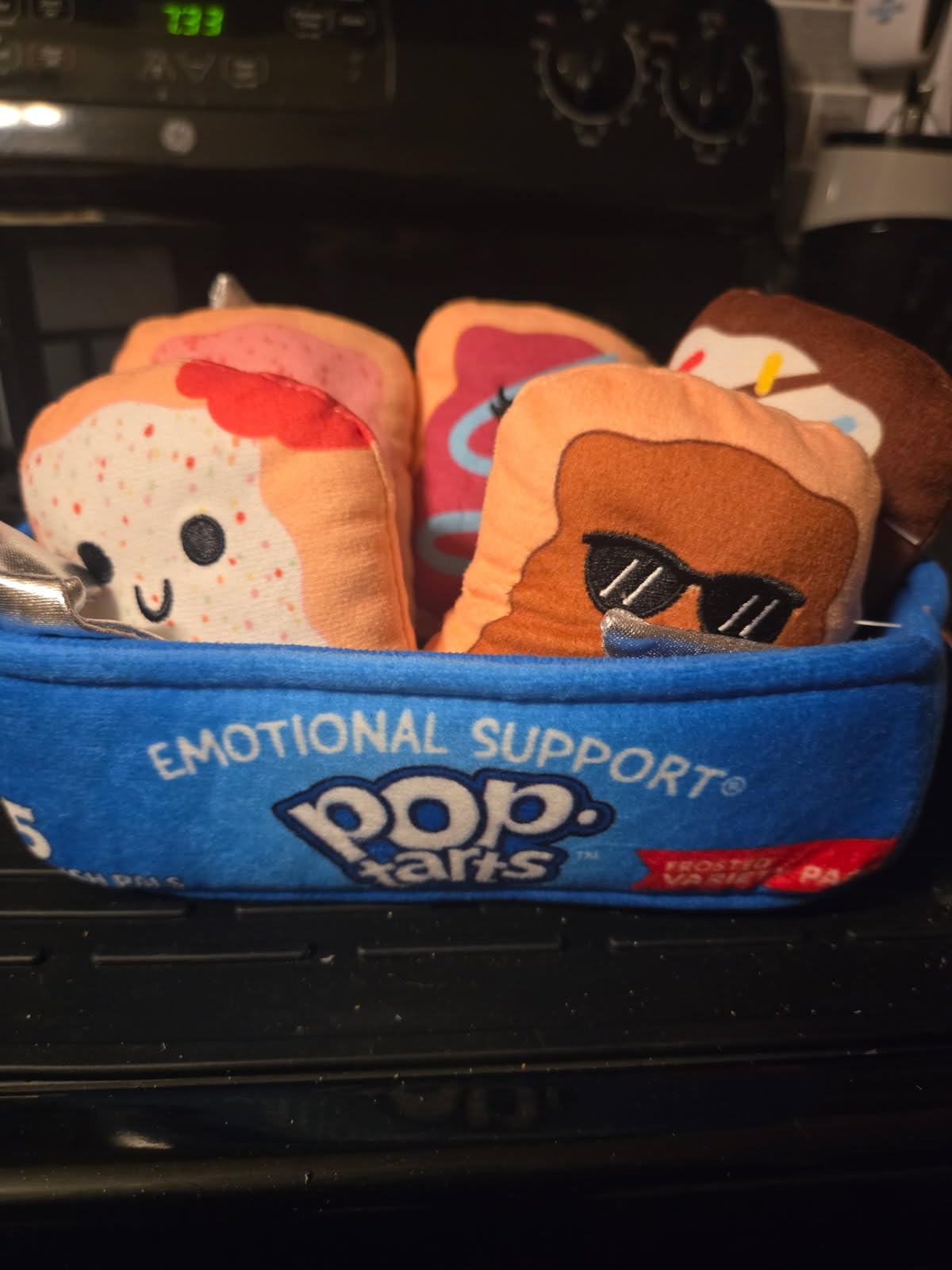 Emotional Support Ice Cream Cones by Relatable, Cuddly Stuffed Animals and Toys, Squishy Toys and Plushies, Great Gift Ideas for Loved Ones of All Ages, Includes 5 Plushies with Carrying Basket - Customer Photo 1