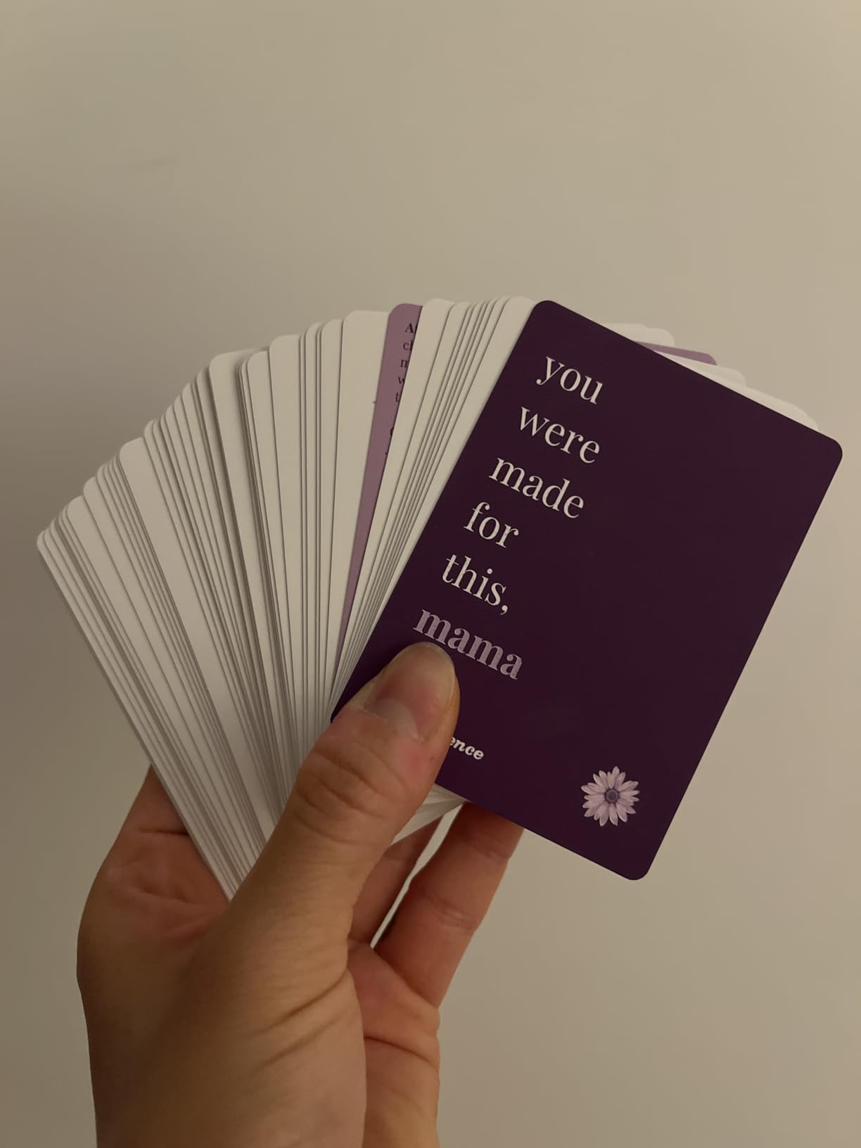 Nurture Neuroscience You Were Made for This Mama - 55 Science based Affirmation cards for New Mom, Best Postpartum Gifts, Self Care After birth, Encouragement for First and Second Time Parents - Customer Photo 1