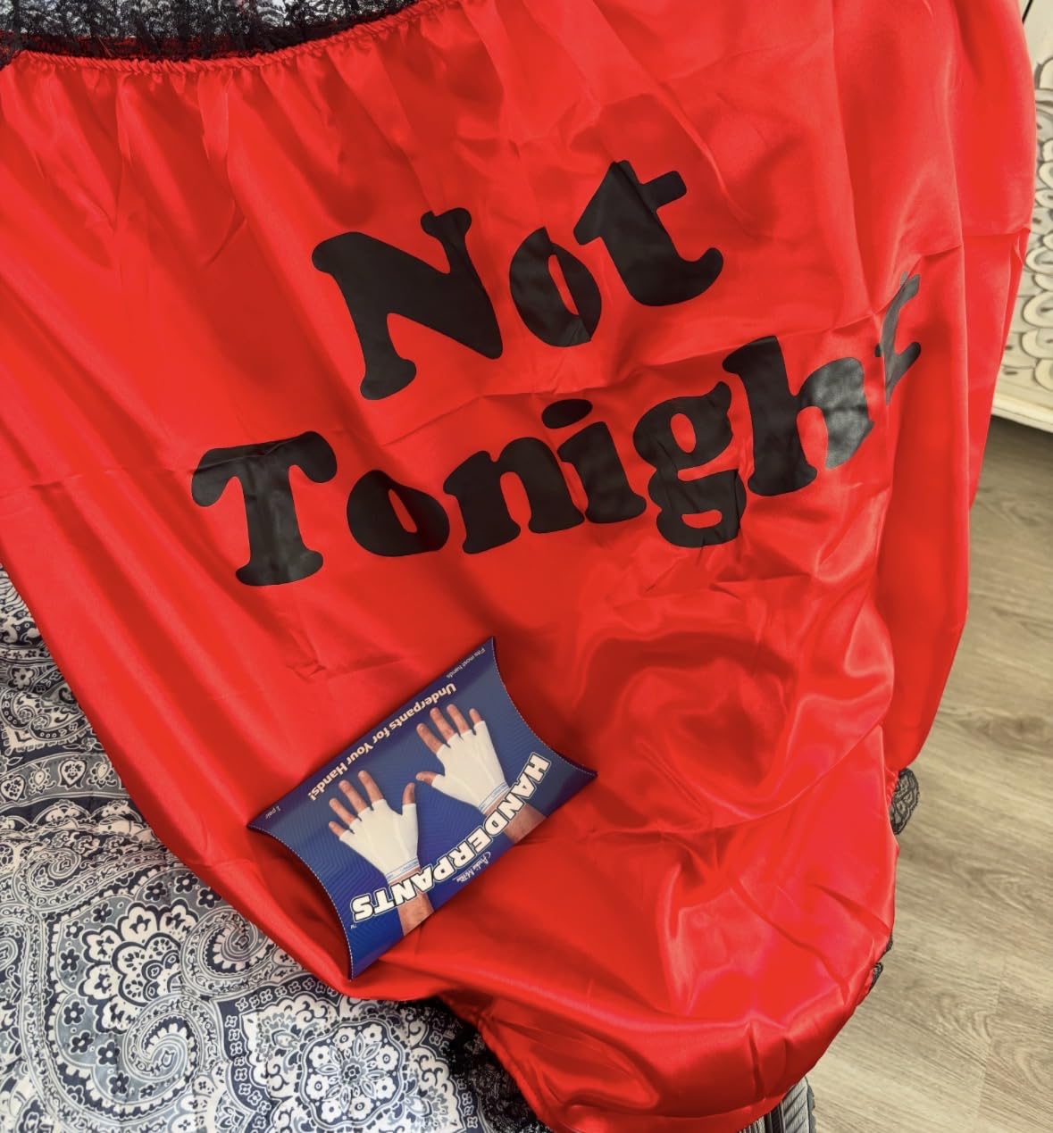 Granny Panties Gag Gifts for Women Funny Oversized Novelty Prank Underwear Christmas and Halloween Parties - Customer Photo 1