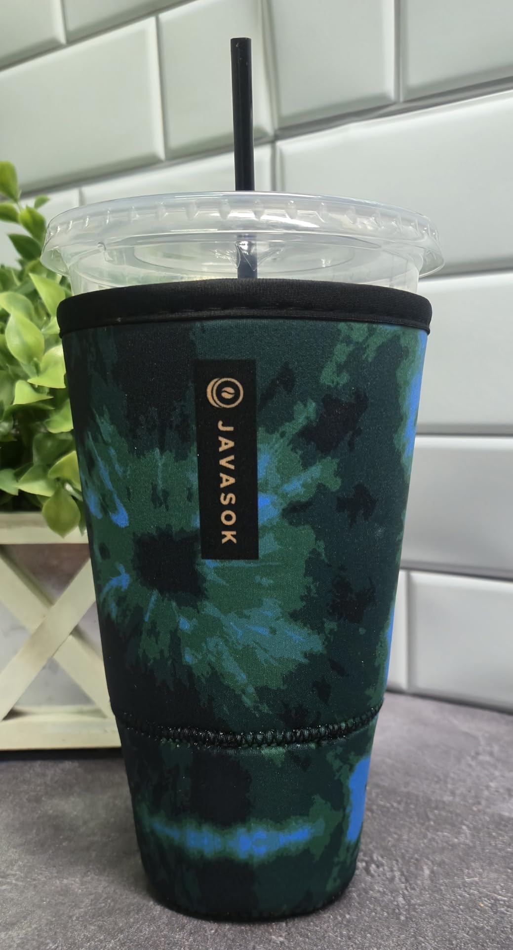 Sok It JavaSok Iced Coffee & Cold Soda Insulated Neoprene Cup Sleeve (On Tour, Medium: 22-28oz) - Customer Photo 1