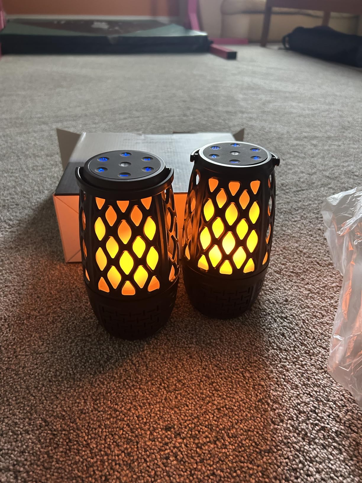 2 Pack Outdoor Bluetooth Speakers, Outdoor Speaker Bluetooth Waterproof Patio, Gift for Men Cool Tech Gadgets for Him, Auto-Pairing Multi-Sync up to 100 Speakers IPX6 for Party Patio Porch (2 Pack) - Customer Photo 1