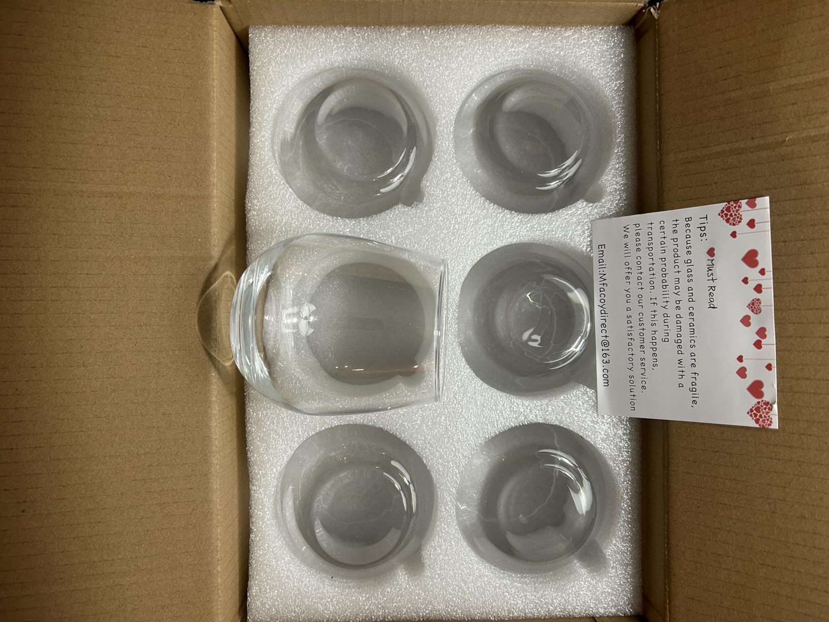 Large Stemless Wine Glasses Set of 6, 17 Ounces Red & White Wine Glasses Tumbler for Party, Clear Drink Glasses, Ideal Wine Accessories Gift, Lead-free, Dishwasher Safe Customer Review Large Stemless Wine Glasses Set of 6, 17 Ounces Red & White Wine Glasses Tumbler for Party, Clear Drink Glasses, Ideal Wine Accessories Gift, Lead-free, Dishwasher Safe - Customer Photo 1