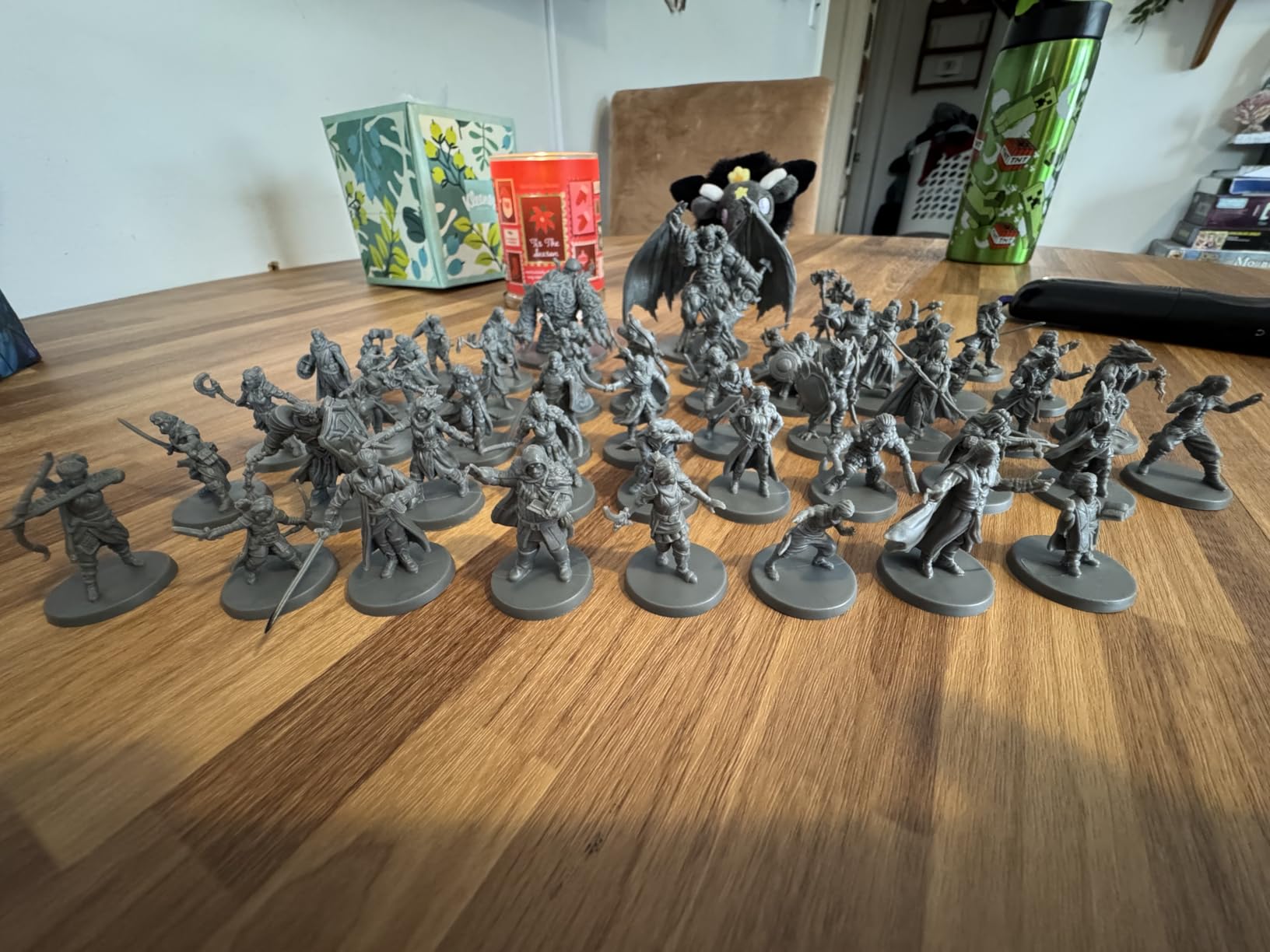 Classic Heroes - Mercenary Guild - 51 Paintable Characters for DND Miniatures Bulk I 28mm Dungeons Dragons D&D Miniatures I DND Minis D&D Figures Dungeons Dragons Figures Pathfinder Compatible - Customer Photo 1