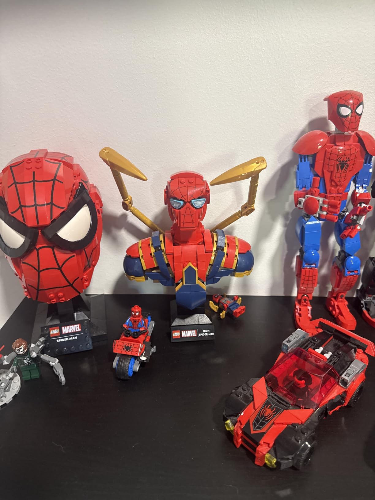 LEGO Marvel Iron Spider-Man Bust Collectible - Building Kit for Adults, Ages 18+ - Includes Iron Spider-Man Minifigure - Collectible Model for Super Hero Fans - Gift for Men and Women - 76326 Customer Review LEGO Marvel Iron Spider-Man Bust Collectible - Building Kit for Adults, Ages 18+ - Includes Iron Spider-Man Minifigure - Collectible Model for Super Hero Fans - Gift for Men and Women - 76326 - Customer Photo 1