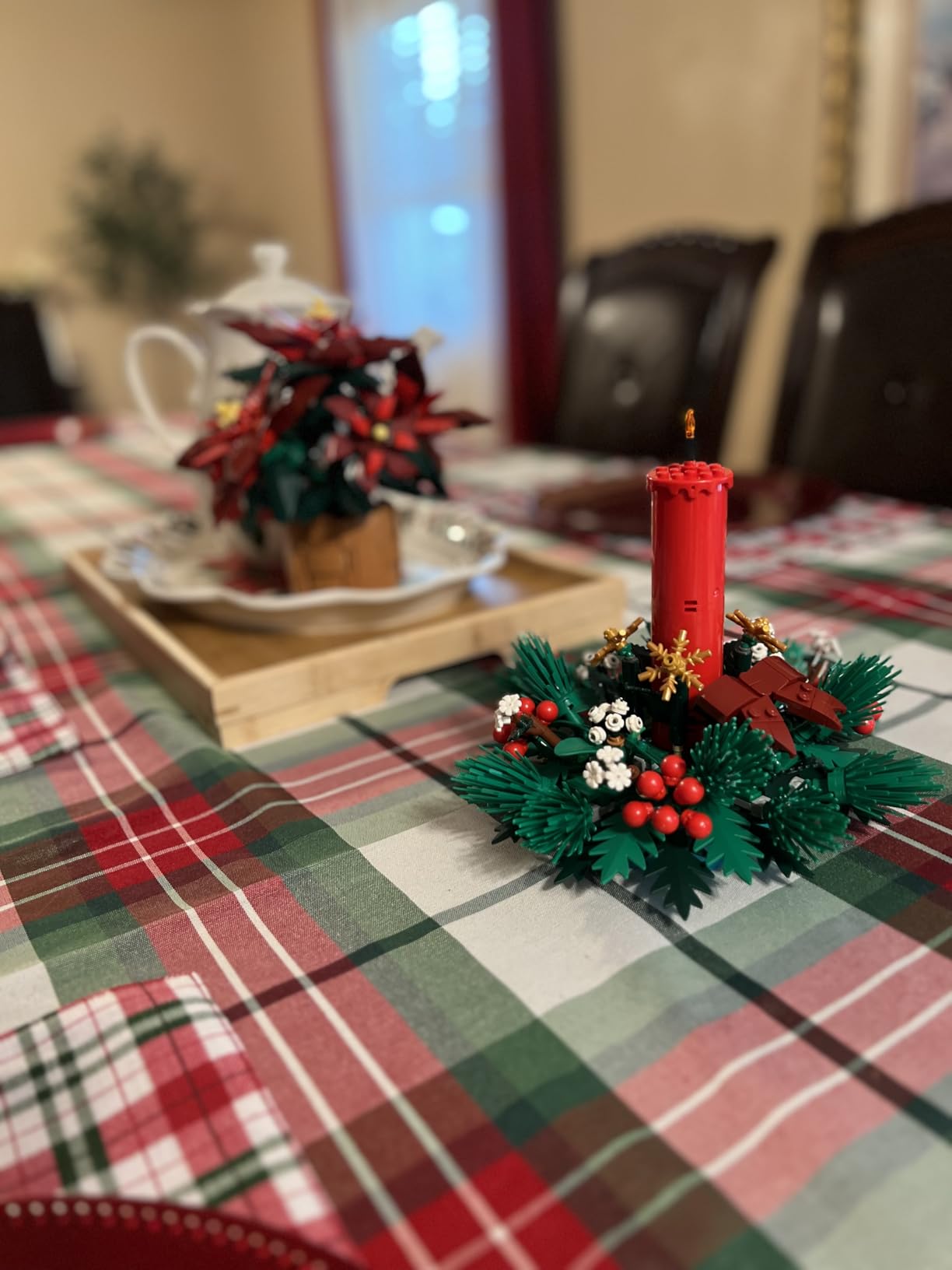 LEGO Christmas Table Decoration Building Toy for Kids - Brick-Built Holiday Centerpiece & Festive Room Decor - Christmas Craft for Girls & Boys, Ages 12+ - Gift Idea for Families - 40743 - Customer Photo 1