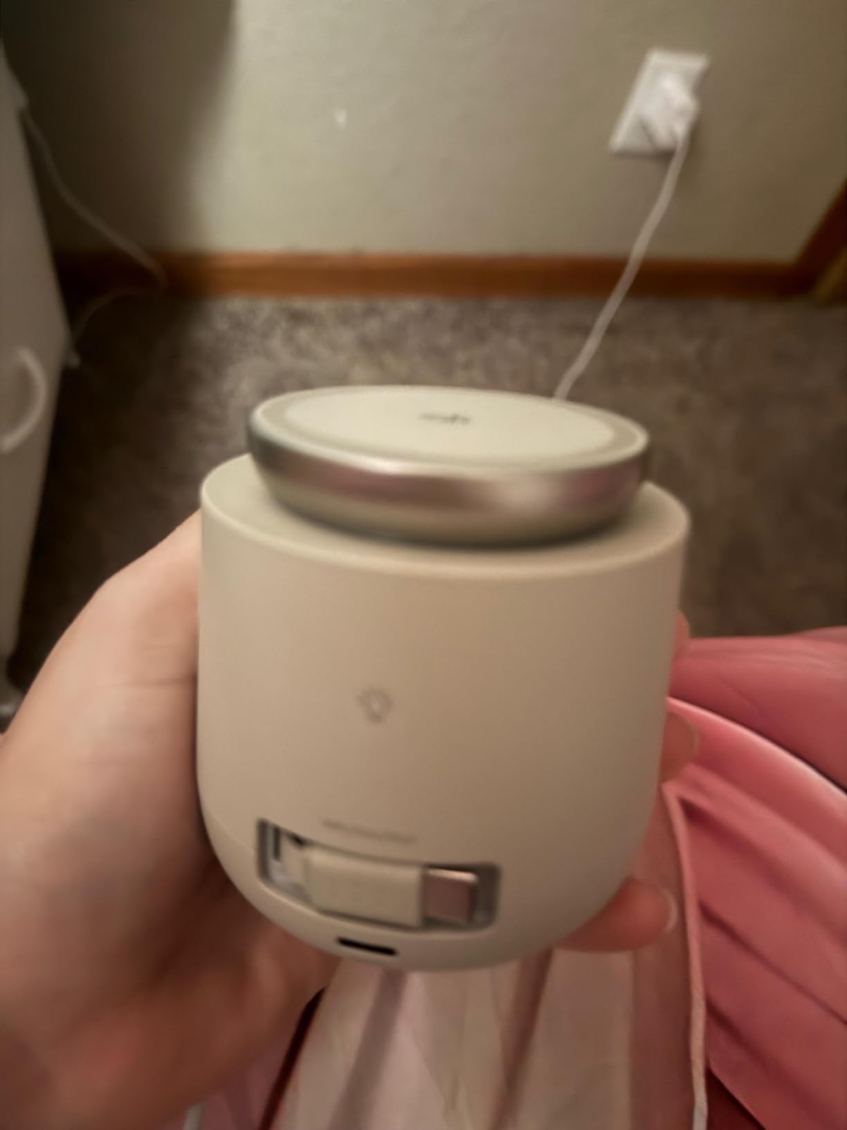 MFI Certified by Apple, 4 in 1 Magsafe Wireless Charging Station, Qi2 15W Magsafe Charger for iPhone 17/16/15/14/13/12 Series, iWatch, Airpods, iPad, 65W Charger Included (Sand, 4 in 1) Customer Review MFI Certified by Apple, 4 in 1 Magsafe Wireless Charging Station, Qi2 15W Magsafe Charger for iPhone 17/16/15/14/13/12 Series, iWatch, Airpods, iPad, 65W Charger Included (Sand, 4 in 1) - Customer Photo 2