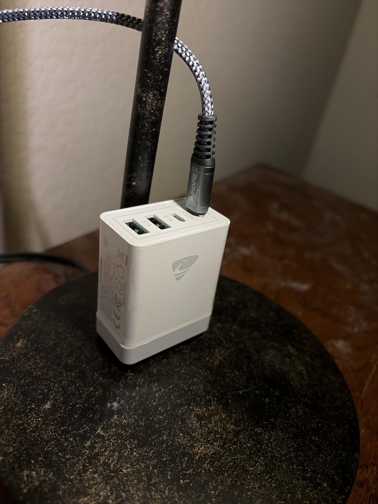 40W USB C Charger Block, 2Pack 4-Ports Type C Fast Phone Charging Cube with 6FT USBC to USBC Cord, Multiport Wall Plug Power Brick Box Compatible with iPhone, Samsung, iPad Pro, Cellphones Charger - Customer Photo 3