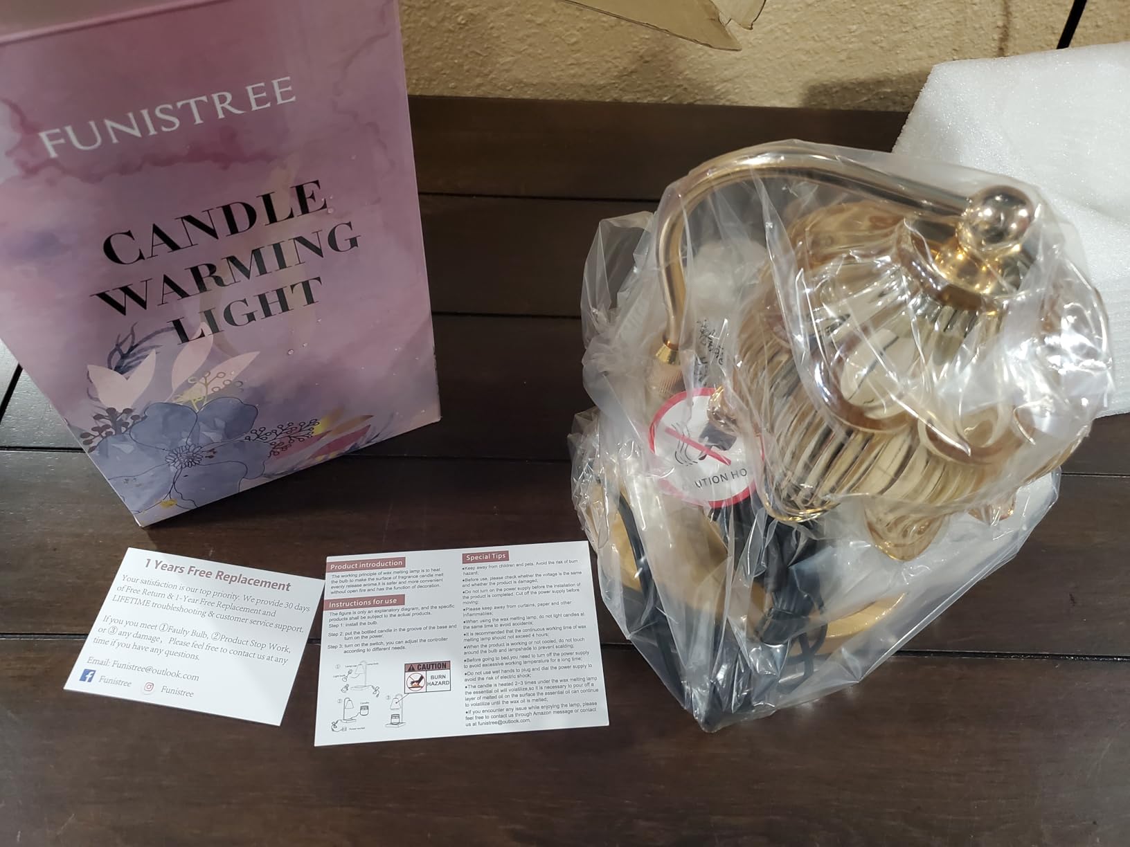 Glass Candle Warmer Lamp with Timer, Adjustable Flower Candle Lamp Warmer, Birthday Gifts for Women Who Have Everything, Unique Candle Heater Gifts for Mom Her, Lotus Wax Warming Light for Candles - Customer Photo 3