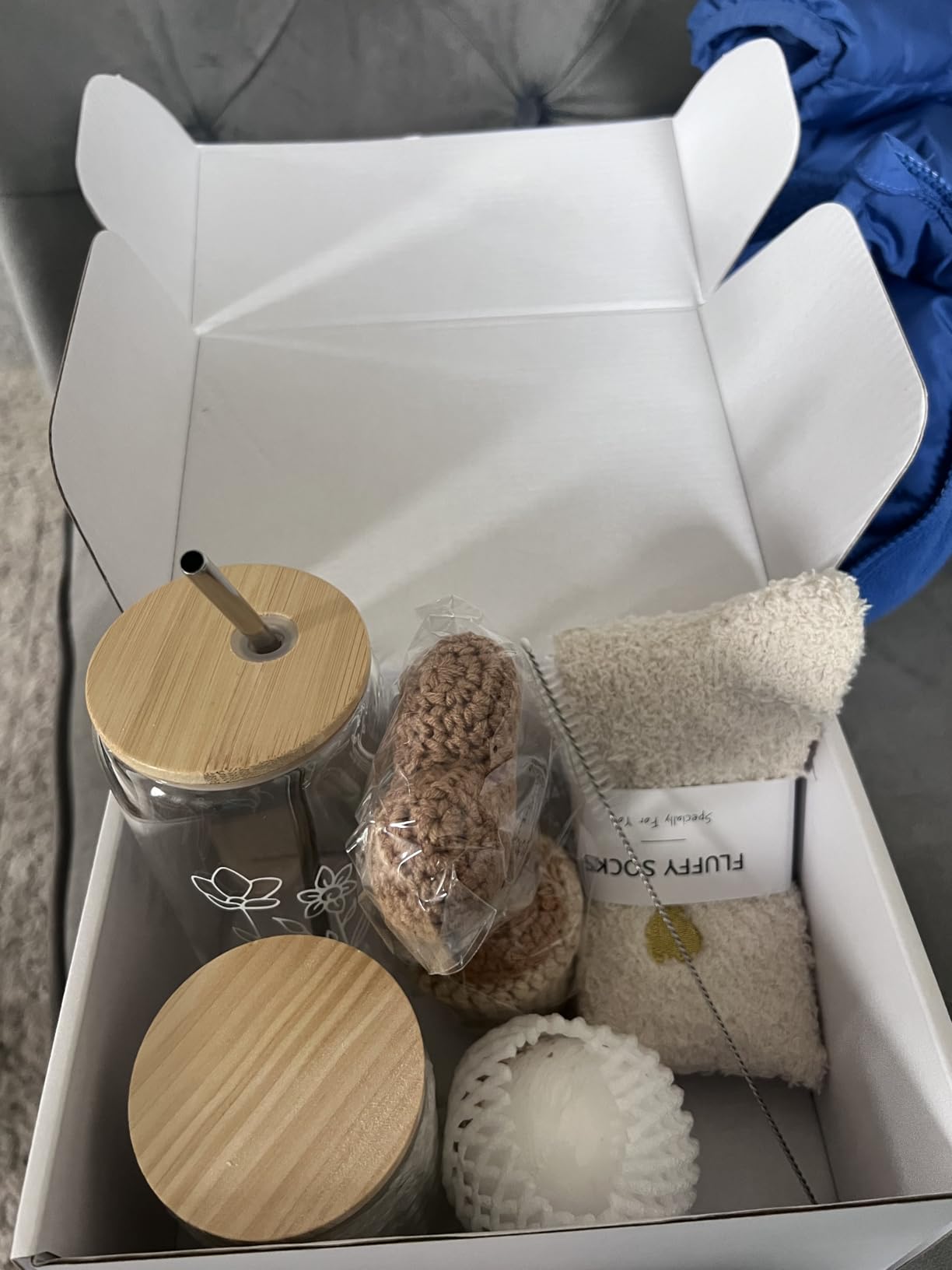 isolune Gift Baskets for Women - Hugs & Healing Luxury Care Package for Her, Get Well Soon Basket - Sympathy and After Surgery Recovery Gifts - Thinking of You - Customer Photo 2