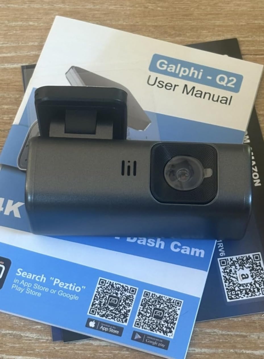 4K Dash Cam Front, Built-in 5G WiFi, 64GB Card Included, Dash Camera for Cars, Mini Dashcam with Super Night Vision, Loop Recording, G-Sensor, 24 Hours Parking Monitor, Support 256GB Max - Customer Photo 1