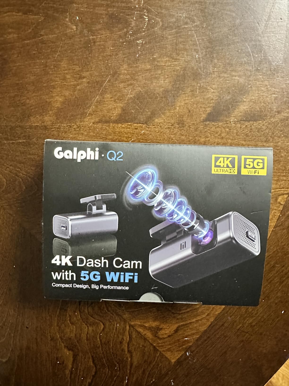 4K Dash Cam Front, Built-in 5G WiFi, 64GB Card Included, Dash Camera for Cars, Mini Dashcam with Super Night Vision, Loop Recording, G-Sensor, 24 Hours Parking Monitor, Support 256GB Max - Customer Photo 2