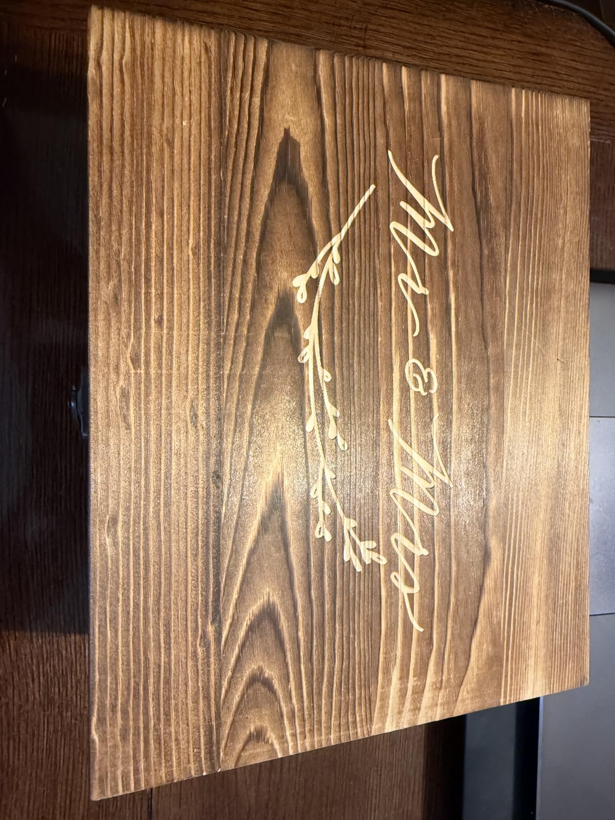 Christmas Mr & Mrs Wine Glasses Gift Set with Memory Box – Engagement, Wedding & Newlywed Gifts for Couples, Just Engaged Gifts for Women, Christmas Couple Present - Customer Photo 1