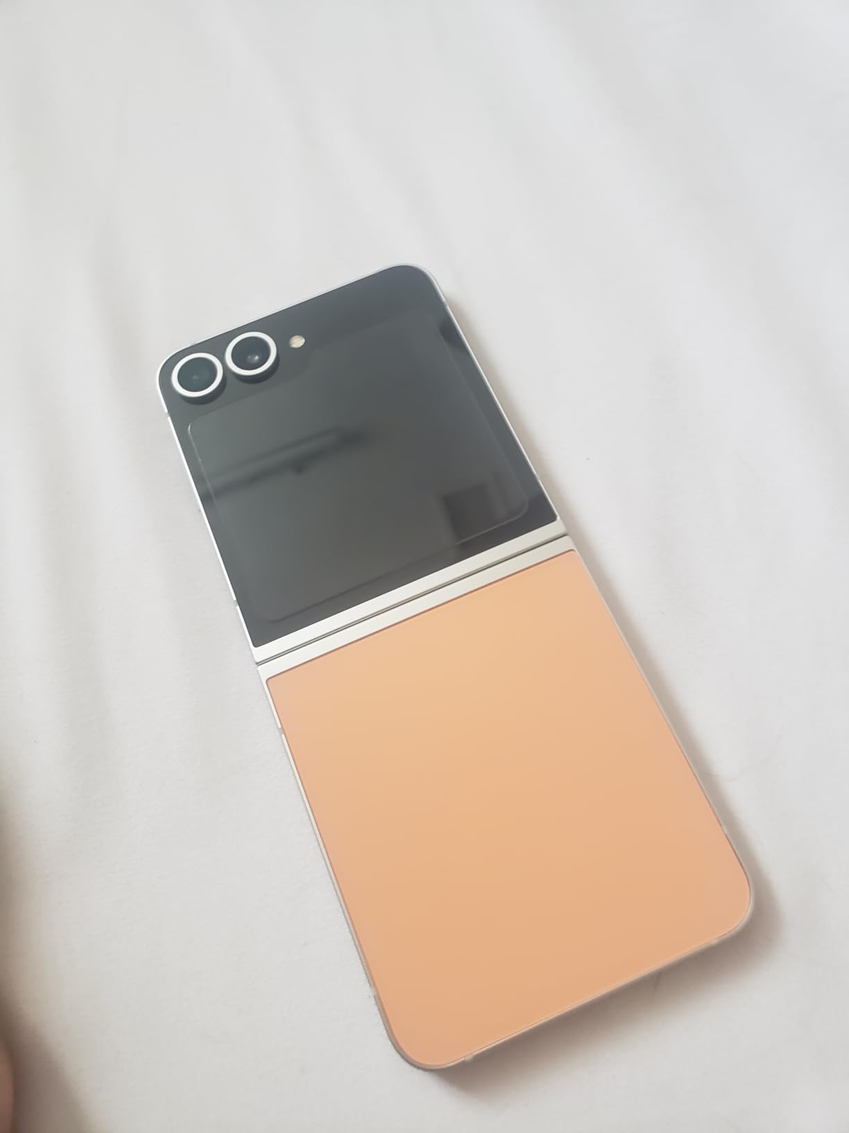 Samsung Galaxy Z Flip 6 AI Cell Phone, 256GB Unlocked Android Smartphone, FlexCam, Photo Assist, Camcorder Mode, Live Interpreter, Foldable Design, 2024, Blue (Renewed) - Customer Photo 1