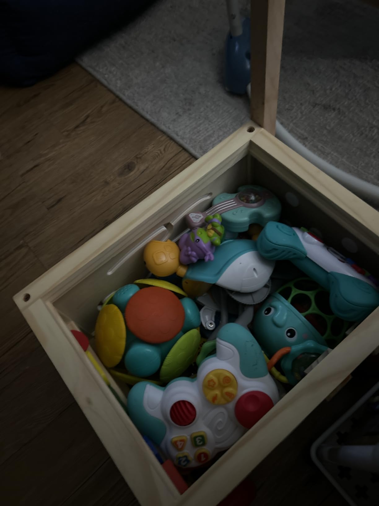 Wooden Activity Cube 7-in-1 Montessori Toys for 1+ Year Old Boys Girls Educational Learning Toys for Toddlers Age 1-2 One Year Old First Birthday Gift Bead Maze Magnetic Trains Track Shape Sorter - Customer Photo 2