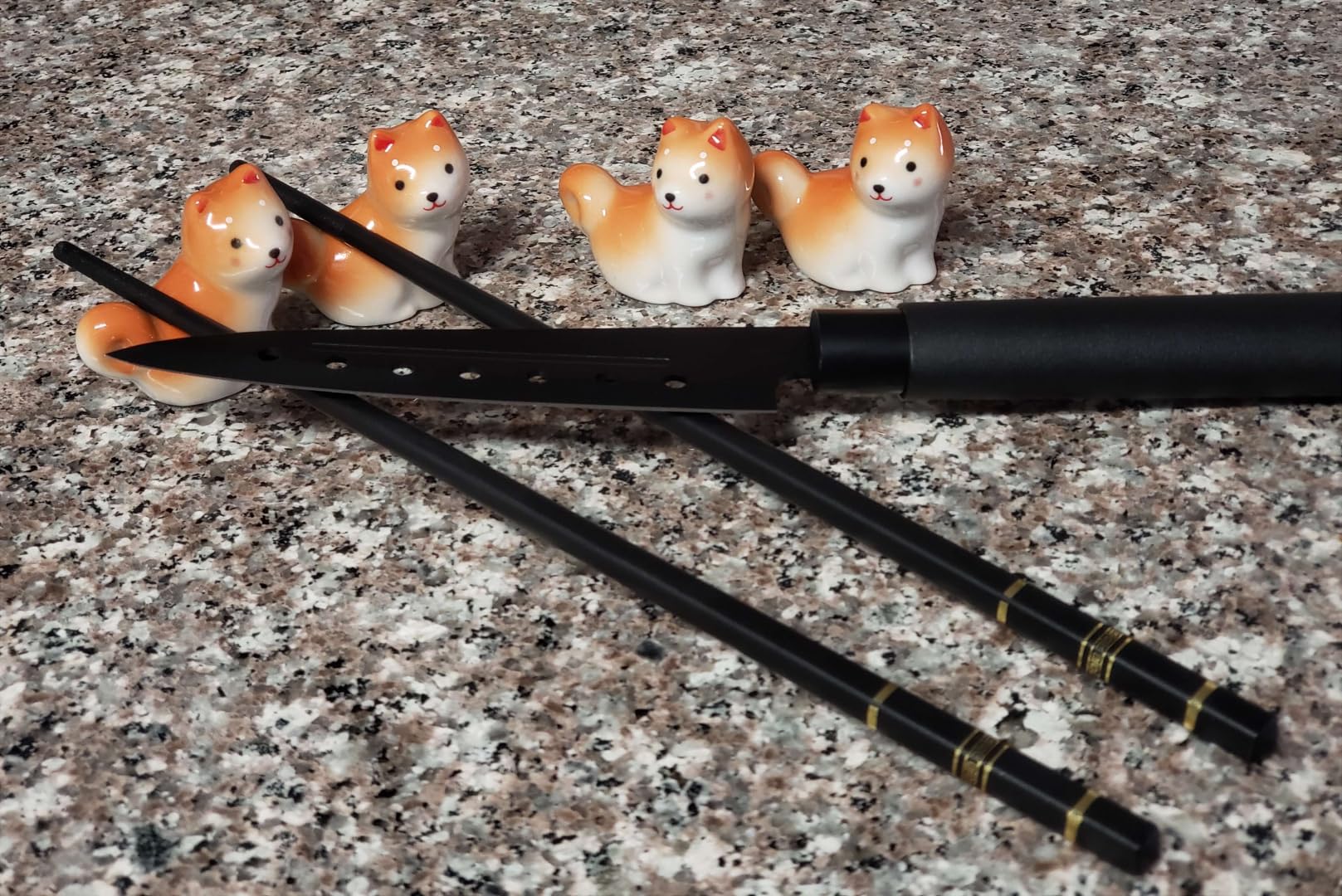 FUNGYAND Sushi Making Kit, 32-in-1 Complete Set with Bazooka Roller, Nigiri & Musubi Presses, Bamboo Mats, Knife, Peeler, Animal Rice Molds, Chopsticks & More – Perfect for Family Fun - Customer Photo 1