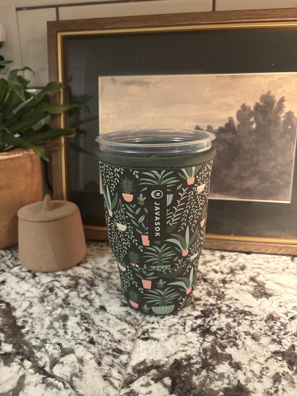 Sok It JavaSok Iced Coffee & Cold Soda Insulated Neoprene Cup Sleeve (Pardon My Frenchie, Medium: 22-28oz) - Customer Photo 3