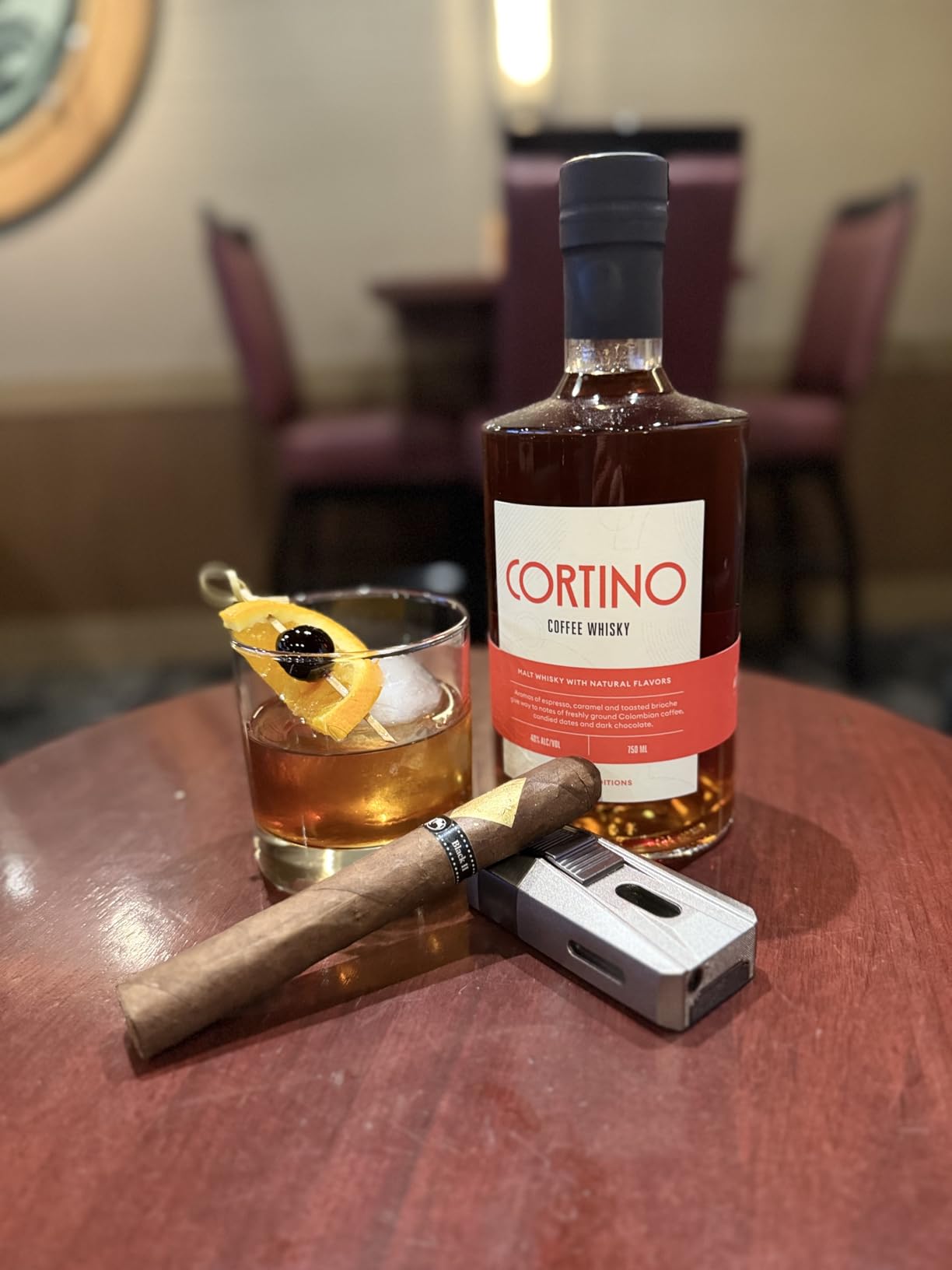 All-in-one Torch Lighter with Built-in Cutter, Holder, Draw Enhancer Tool, Dual Jet Flames Adjustable, Gifts for Men, Multifunctional Accessories, Refillable Butane Lighters for Travel, Outdoors - Customer Photo 1