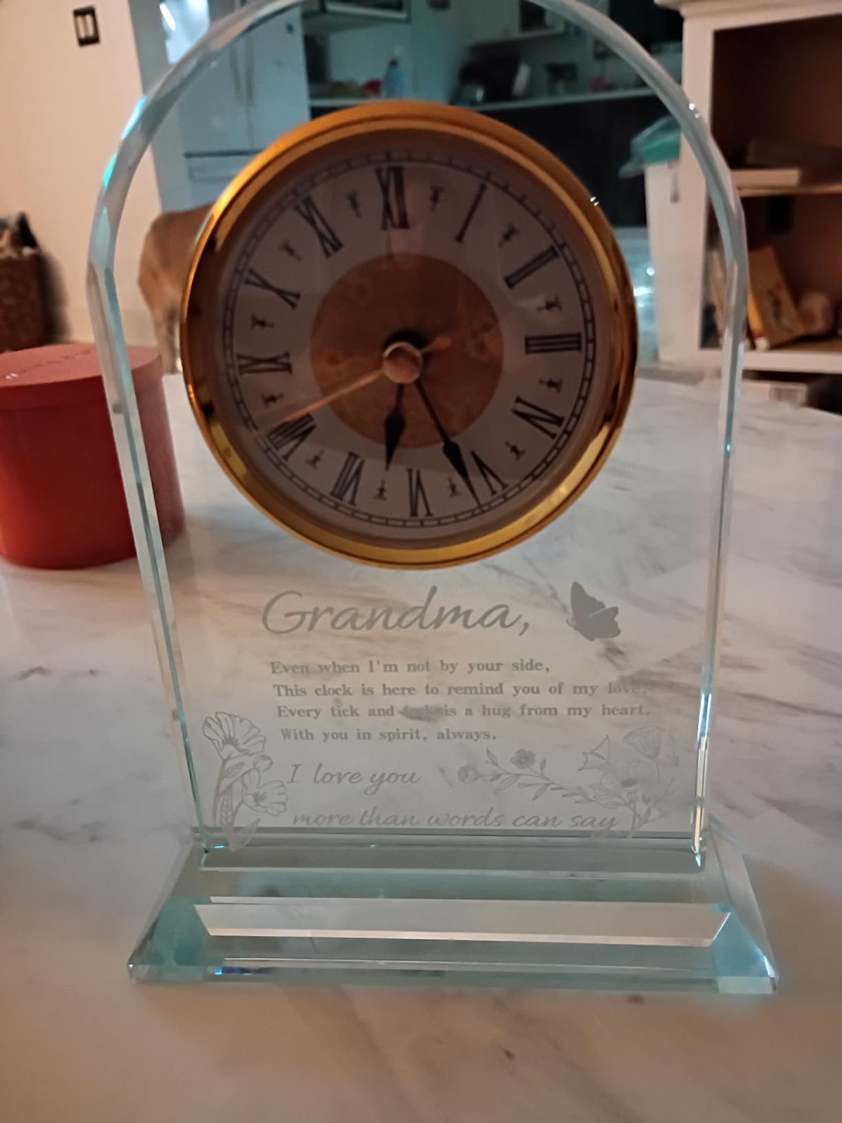 Wedding Gifts for Couples for Couple Clock Keepsake, Engagement & Bridal Shower Present, Unique Marriage Gift for Bride & Groom, Newlywed Mr & Mrs - Customer Photo 1